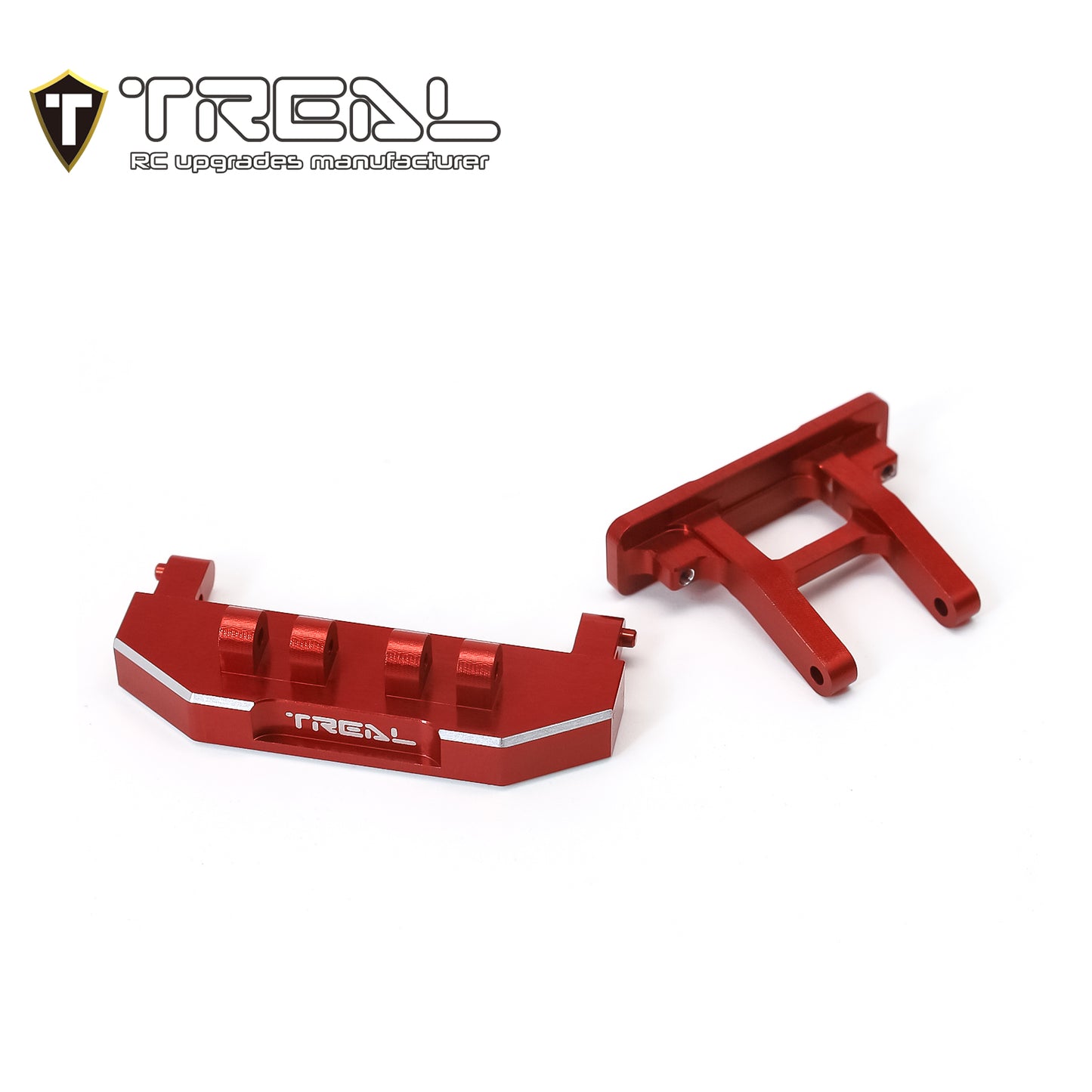 TREAL Aluminum 7075 Rear Bumper Mount for Axial SCX24 Deadbolt AXI90081 1/24 RC Crawler Car Upgrade Parts