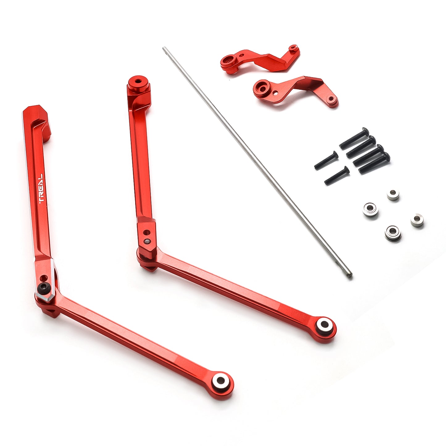 TREAL Aluminum 7075 Rear Sway Bar (Left&Right) Set for LOSI 1/10 4WD HAMMER REY U4