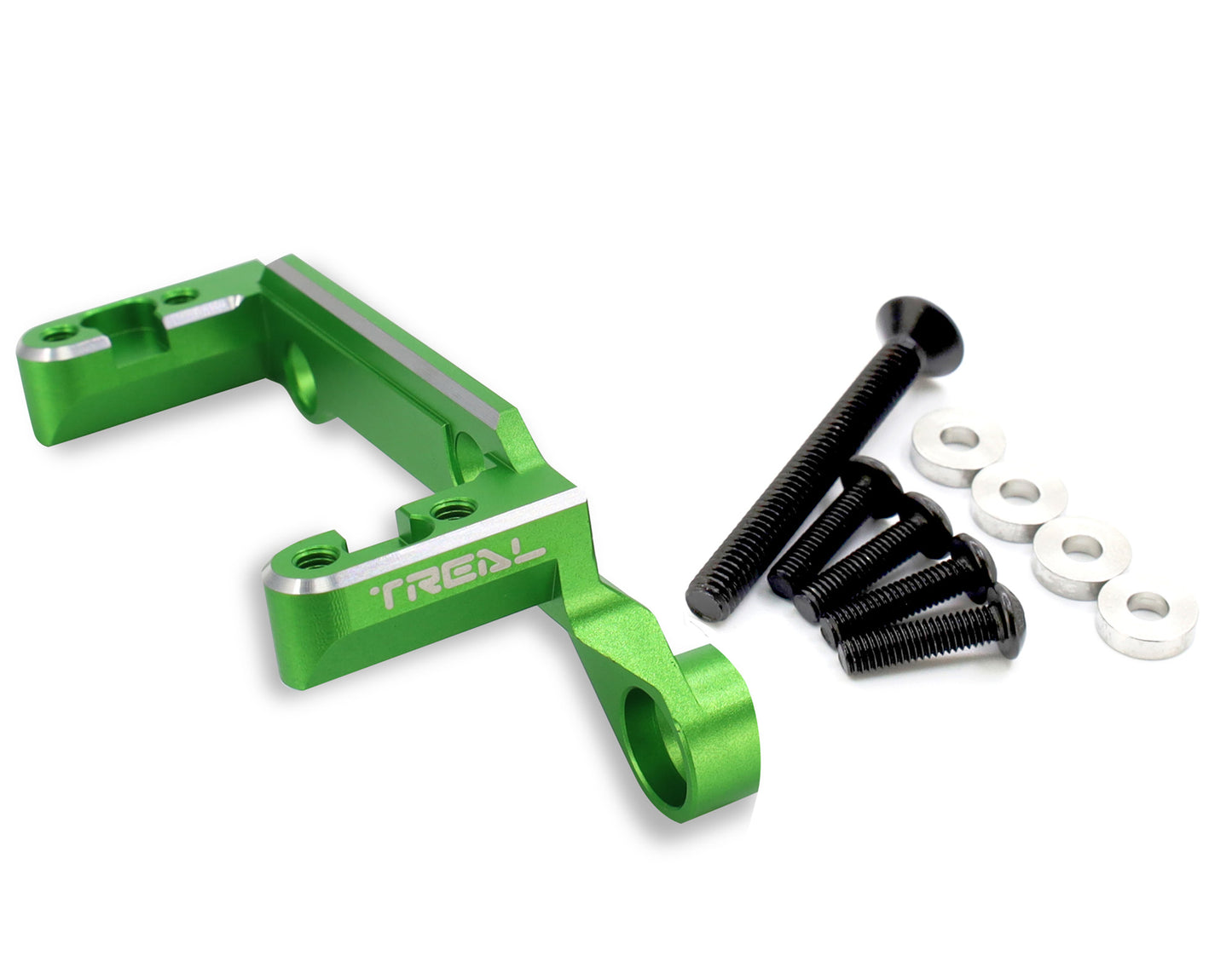 TREAL Aluminum 7075 SCX6 2-Speed Trans Case BRAC S, CNC Machined Transmission Case Brace for Axial SCX6 Upgrades 1/6 Rock Crawler