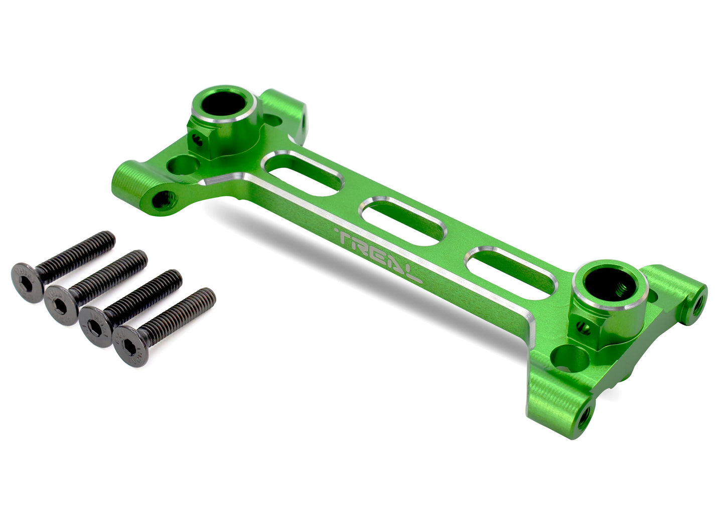 TREAL Aluminum 7075 SCX6 Rear Chassis/Shock Tower Brace, Rr Chass Shock Tower Frame Compatible with Axial SCX6 1/6 Jeep