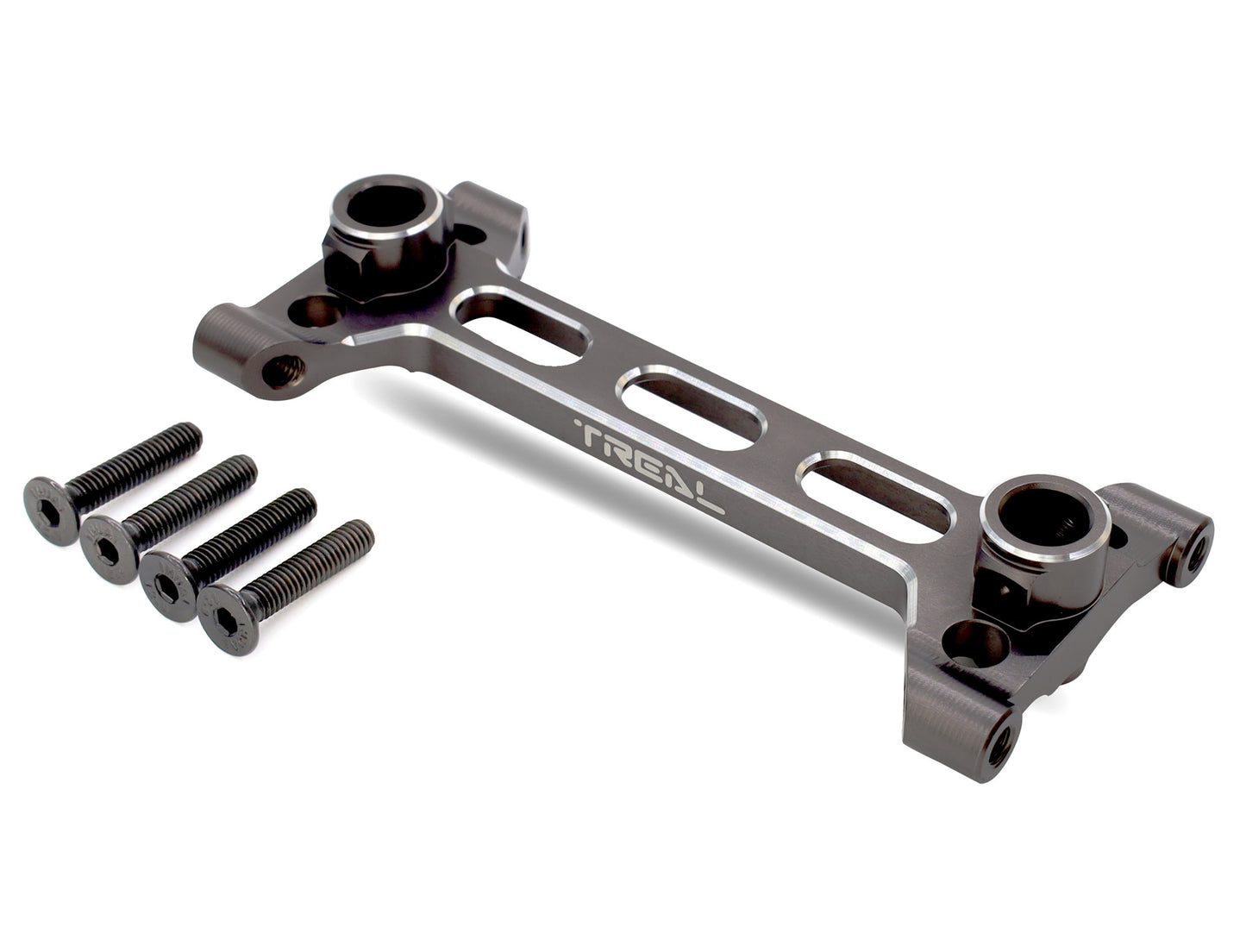 TREAL Aluminum 7075 SCX6 Rear Chassis/Shock Tower Brace, Rr Chass Shock Tower Frame Compatible with Axial SCX6 1/6 Jeep