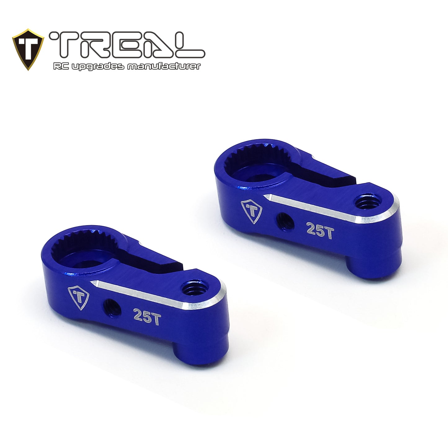 TREAL Aluminum 7075 Servo Horn 25T Steering Servo Arm (2pcs) for 1/18 TRX4M