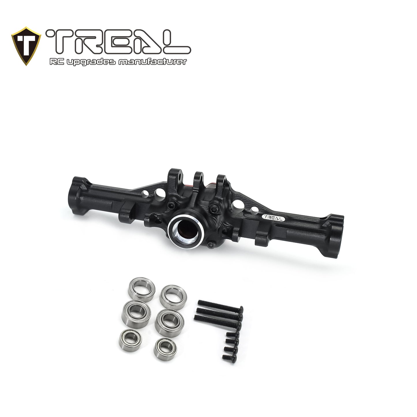 TREAL Aluminum 7075 Rear Axle Housing for 1/18 TRX4M Defender Bronco