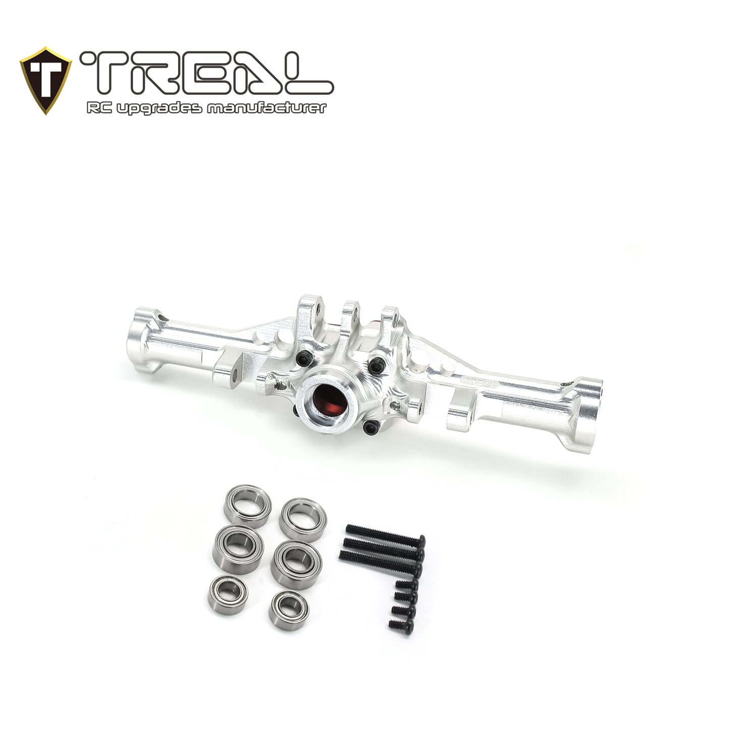 TREAL Aluminum 7075 Rear Axle Housing for 1/18 TRX4M Defender Bronco