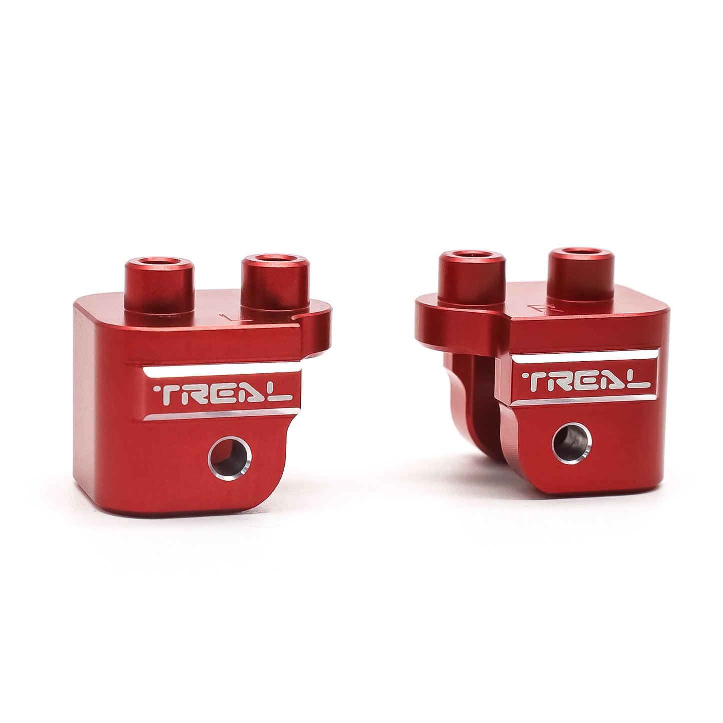 TREAL Aluminum Rear Upper Axle Mount Set Upper Suspension Link Mounts for 1/10 Losi Hammer Rey U4