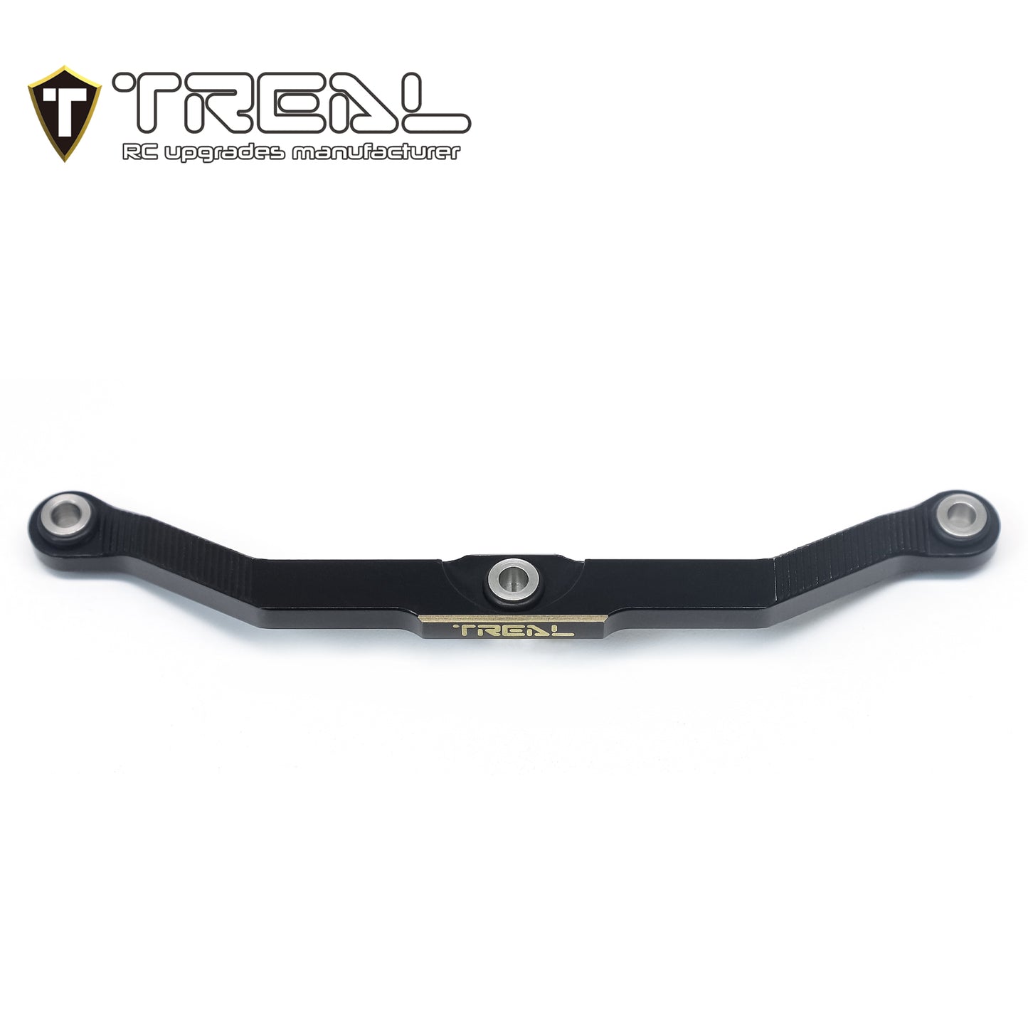 TREAL Brass Front Steering Link, CNC Machined Upgrades for 1/18 TRX4M Defender Bronco