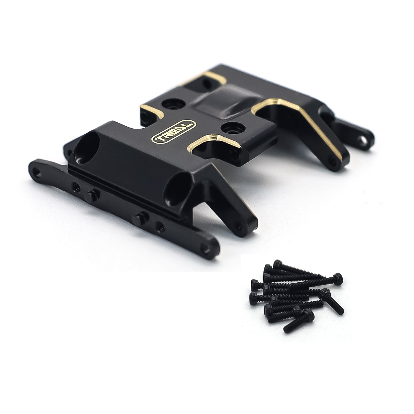 TREAL Brass Skid Plate Center Gear Box Mount for Axial SCX24 Deadbolt C10 Gladiator Bronco