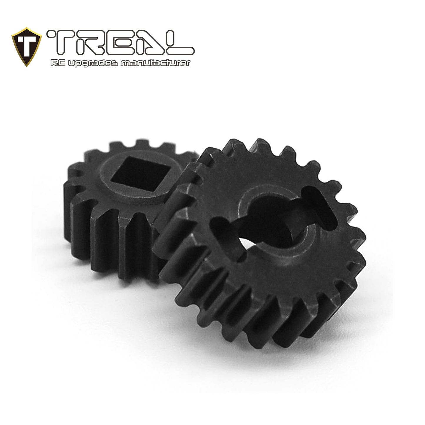 TREAL SCX10 III/Capra Overdrive Portal Gears 15T/20T Harden Steel Gears Compatible with Axial 1/10 SCX10 3 Capra