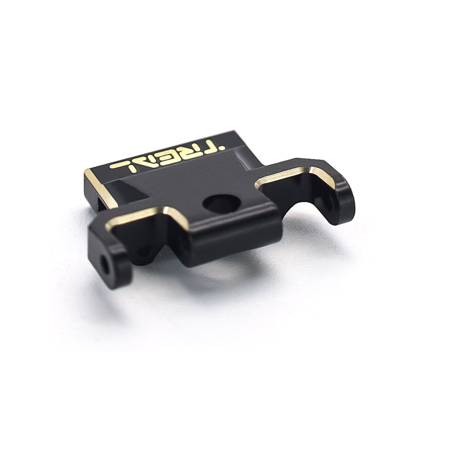 TREAL SCX24 Brass Rear Upper Links Mount for Axial SCX24 Deadbolt C10 Gladiator Bronco