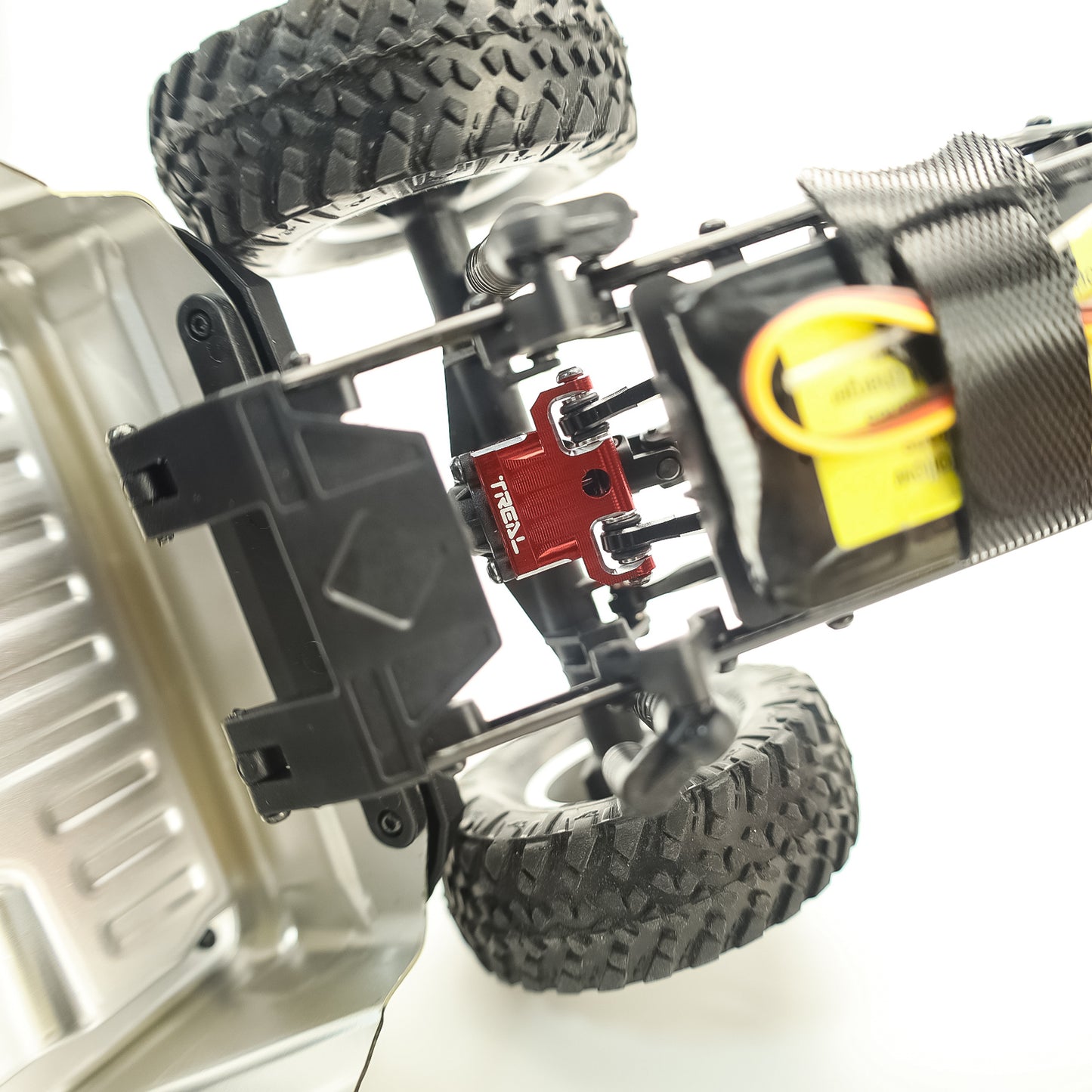 TREAL SCX24 Rear Upper Links Mount Alu#7075 for Axial SCX24 Deadbolt C10 Gladiator Bronco