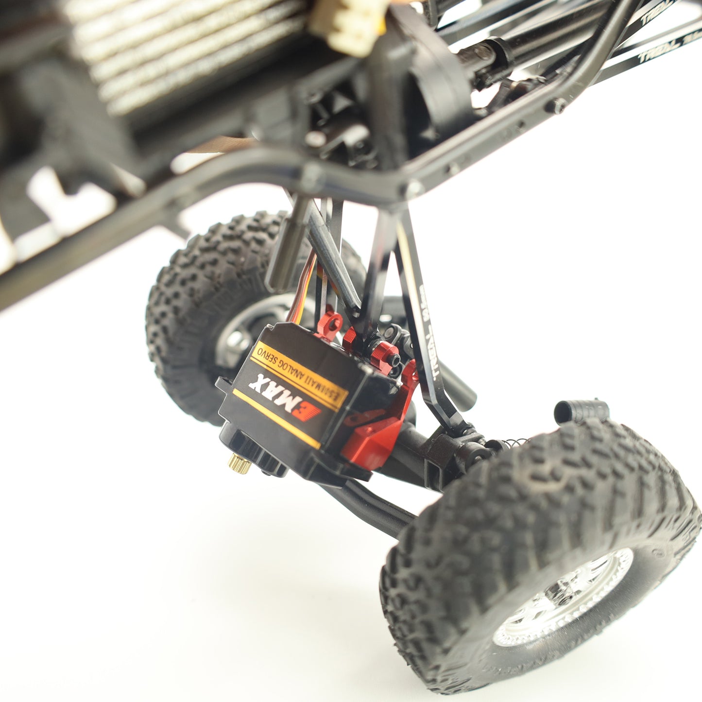 TREAL SCX24 Servo Mount Compatible with EMAX Servo Alu# 7075 for Axial SCX24 Deadbolt C10 Gladiator Bronco