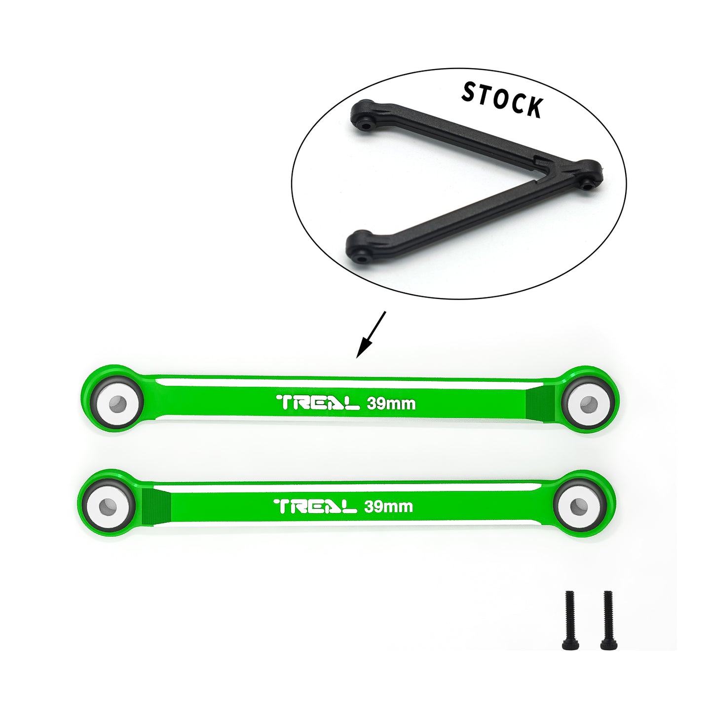 TREAL SCX24 Upper 2 links (4 Links Conversion)39mm