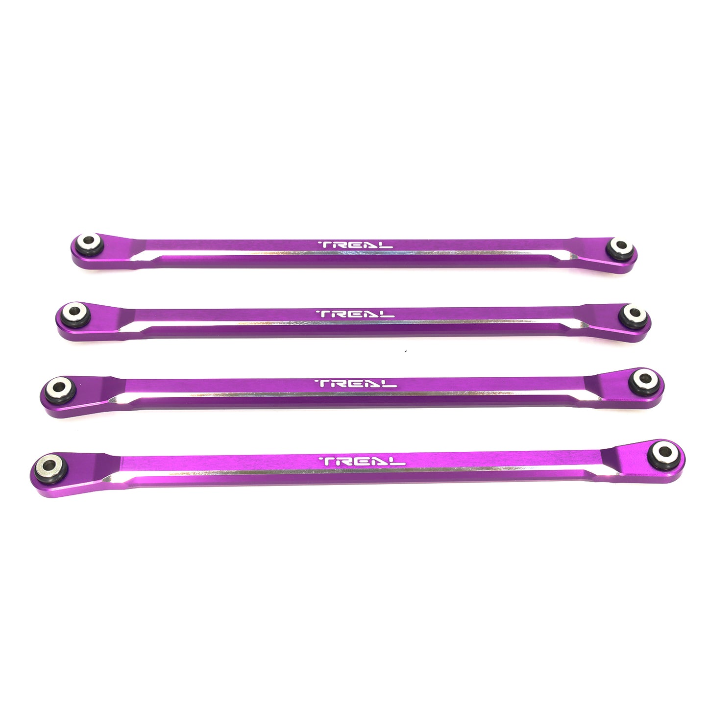 TREAL SCX6 Lower Links Set (4) Aluminum 7075 Rod Links Replacements for Axial SCX6