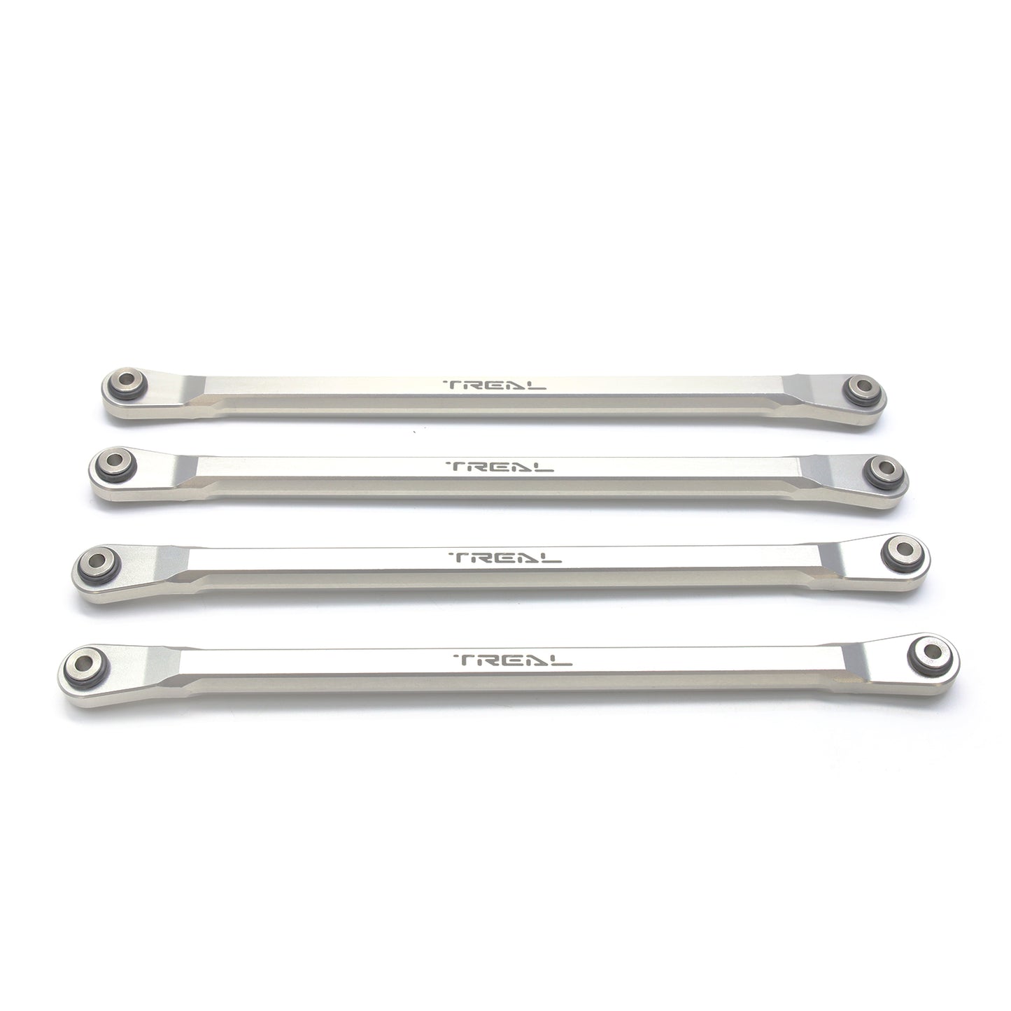 TREAL SCX6 Lower Links Set (4) Aluminum 7075 Rod Links Replacements for Axial SCX6