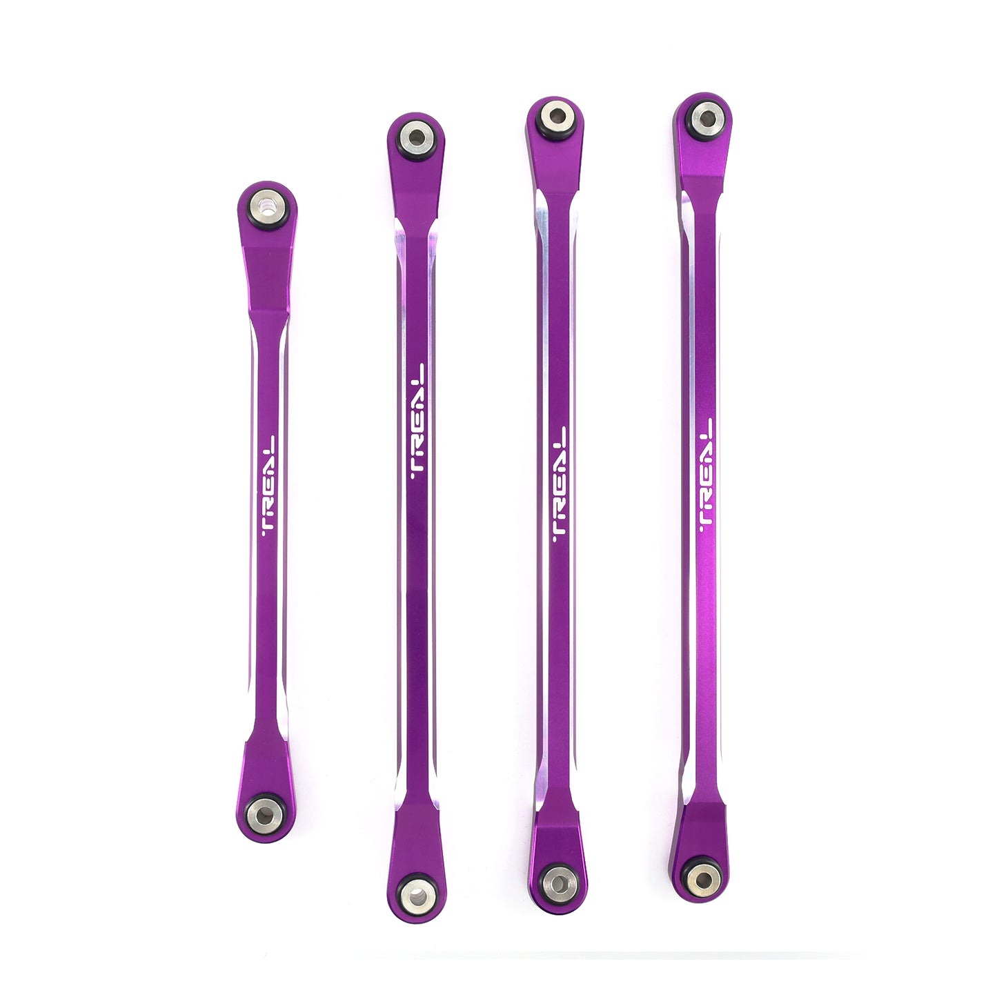 TREAL SCX6 Upper Links Set (4) Aluminum 7075 Rod Link Replacements for Axial SCX6