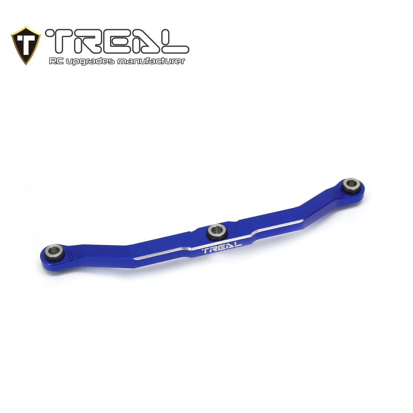 TREAL TRX-4M Front Steering Link, Aluminum 7075 CNC Machined Upgrades for 1/18 TRX4M Defender Bronco
