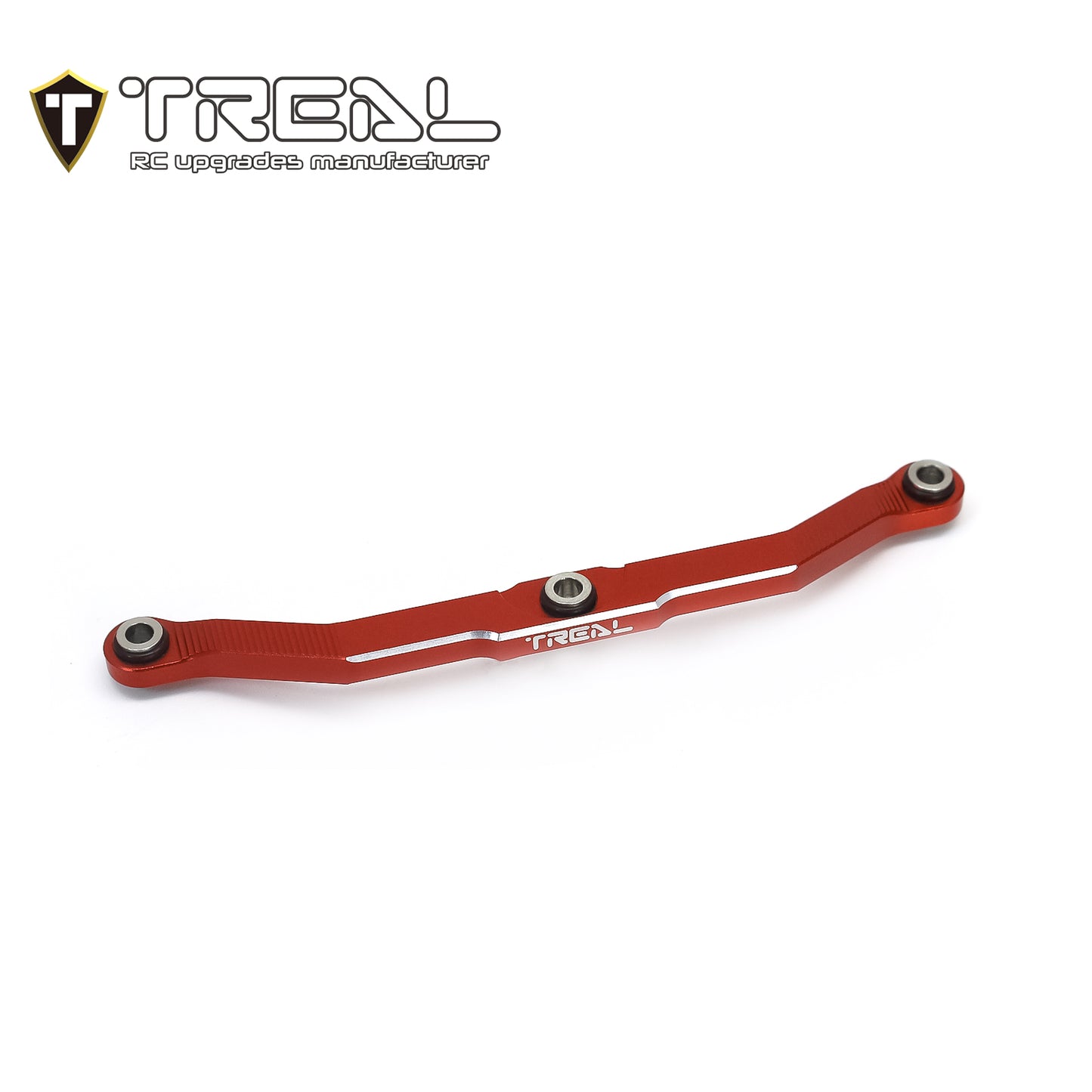 TREAL TRX-4M Front Steering Link, Aluminum 7075 CNC Machined Upgrades for 1/18 TRX4M Defender Bronco