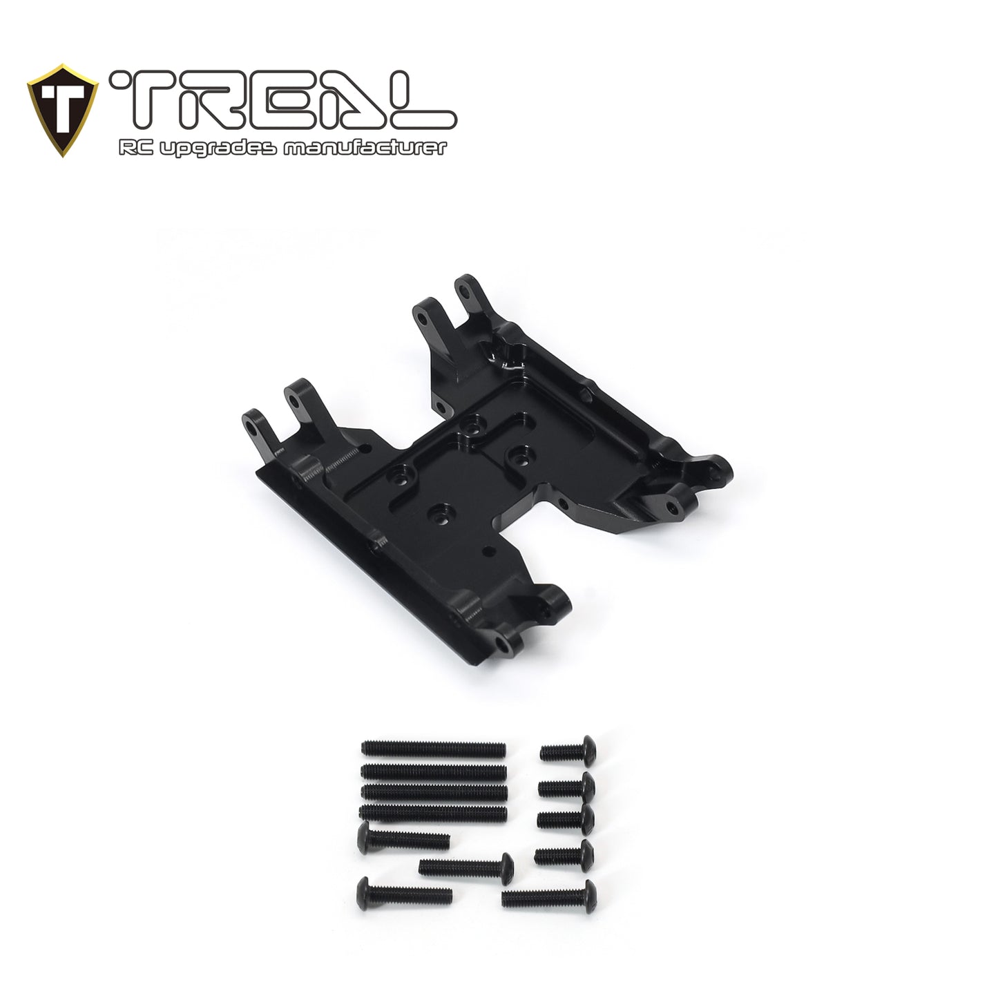 TREAL UTB18 Capra Chassis Skid Plate, Aluminum 7075 CNC Machined Upgrades
