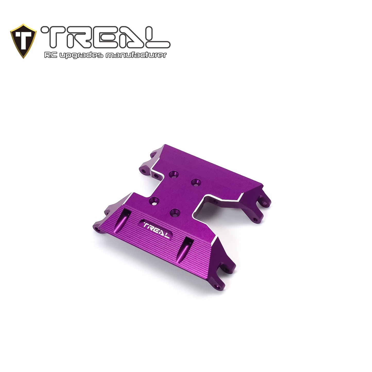 TREAL UTB18 Capra Chassis Skid Plate, Aluminum 7075 CNC Machined Upgrades