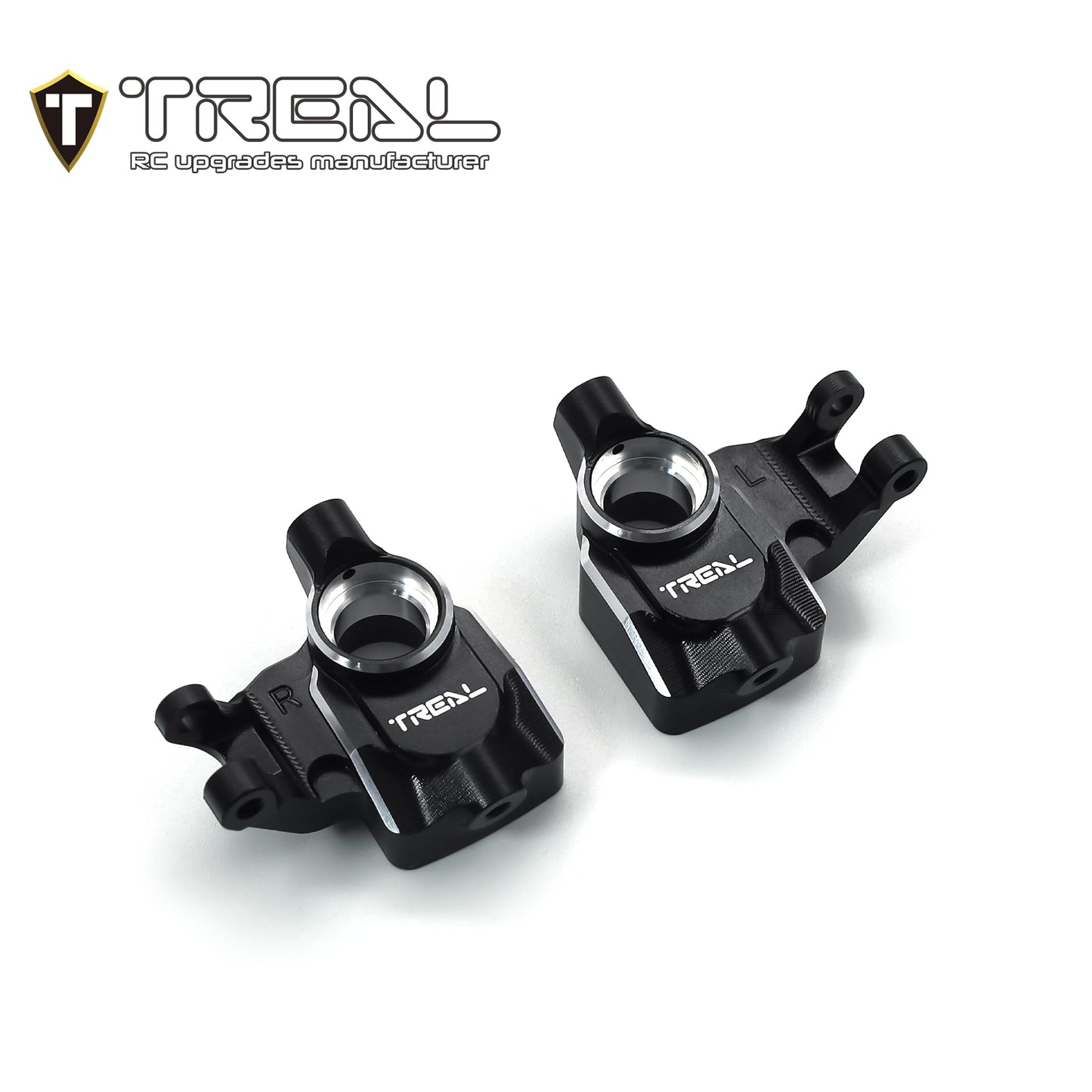 TREAL UTB18 Capra Aluminum 7075 Front Steering Knuckles Inner Portal Covers Set (2P) Upgrades