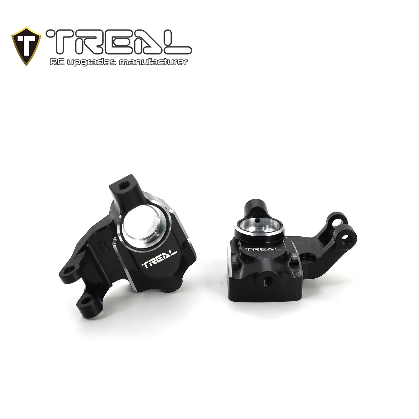 TREAL UTB18 Capra Aluminum 7075 Front Steering Knuckles Inner Portal Covers Set (2P) Upgrades