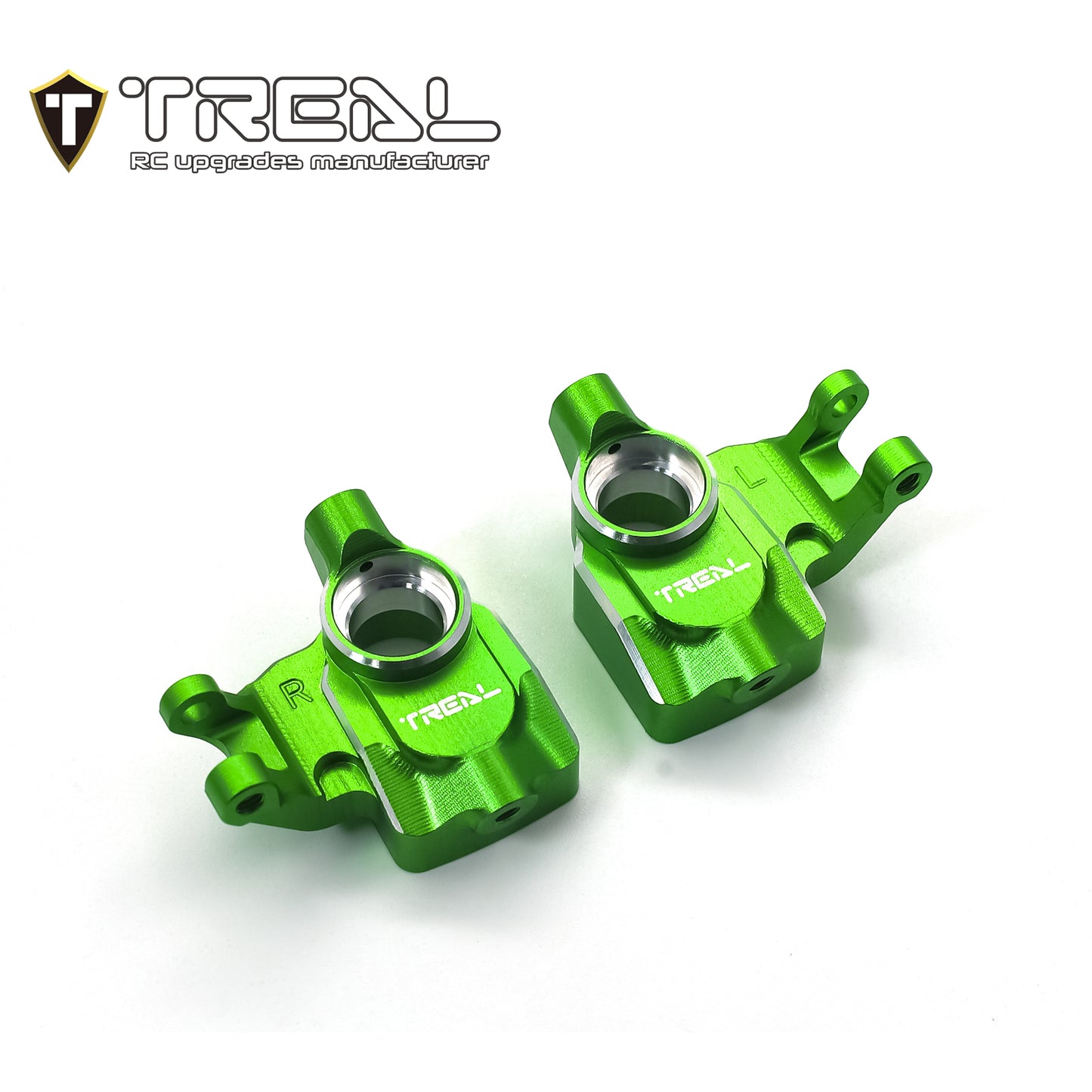 TREAL UTB18 Capra Aluminum 7075 Front Steering Knuckles Inner Portal Covers Set (2P) Upgrades