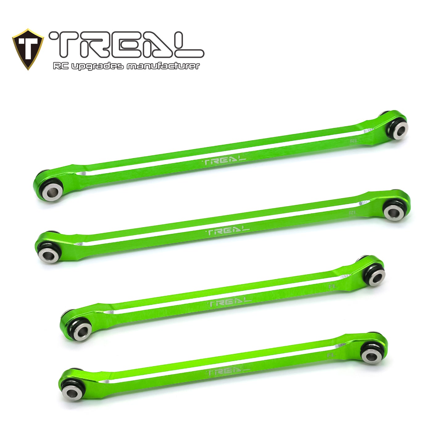 TREAL UTB18 Capra Lower Links Set (4pcs) Aluminum 7075 Lower Chassis 4-Links Upgrades