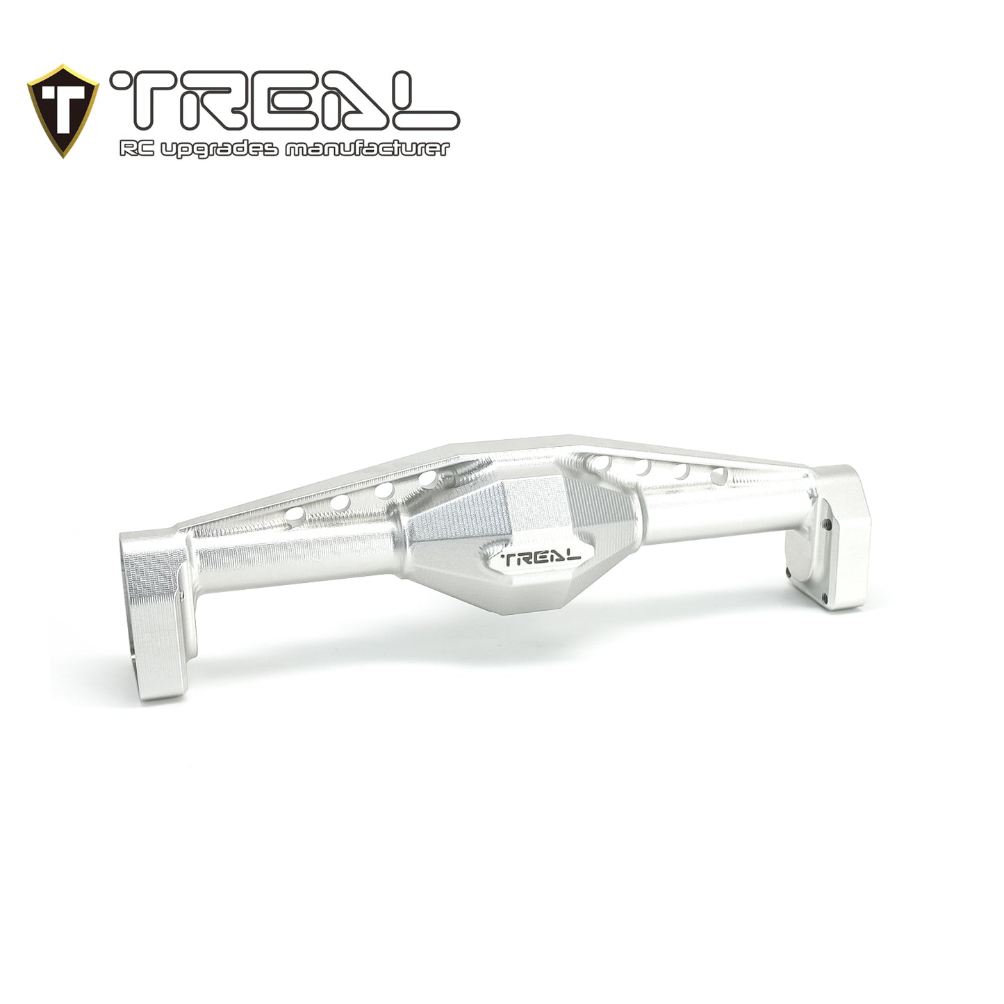 TREAL UTB18 Capra Rear Axle Housing, Aluminum 7075 CNC Machined w Rear Hubs One Piece Design Upgrades