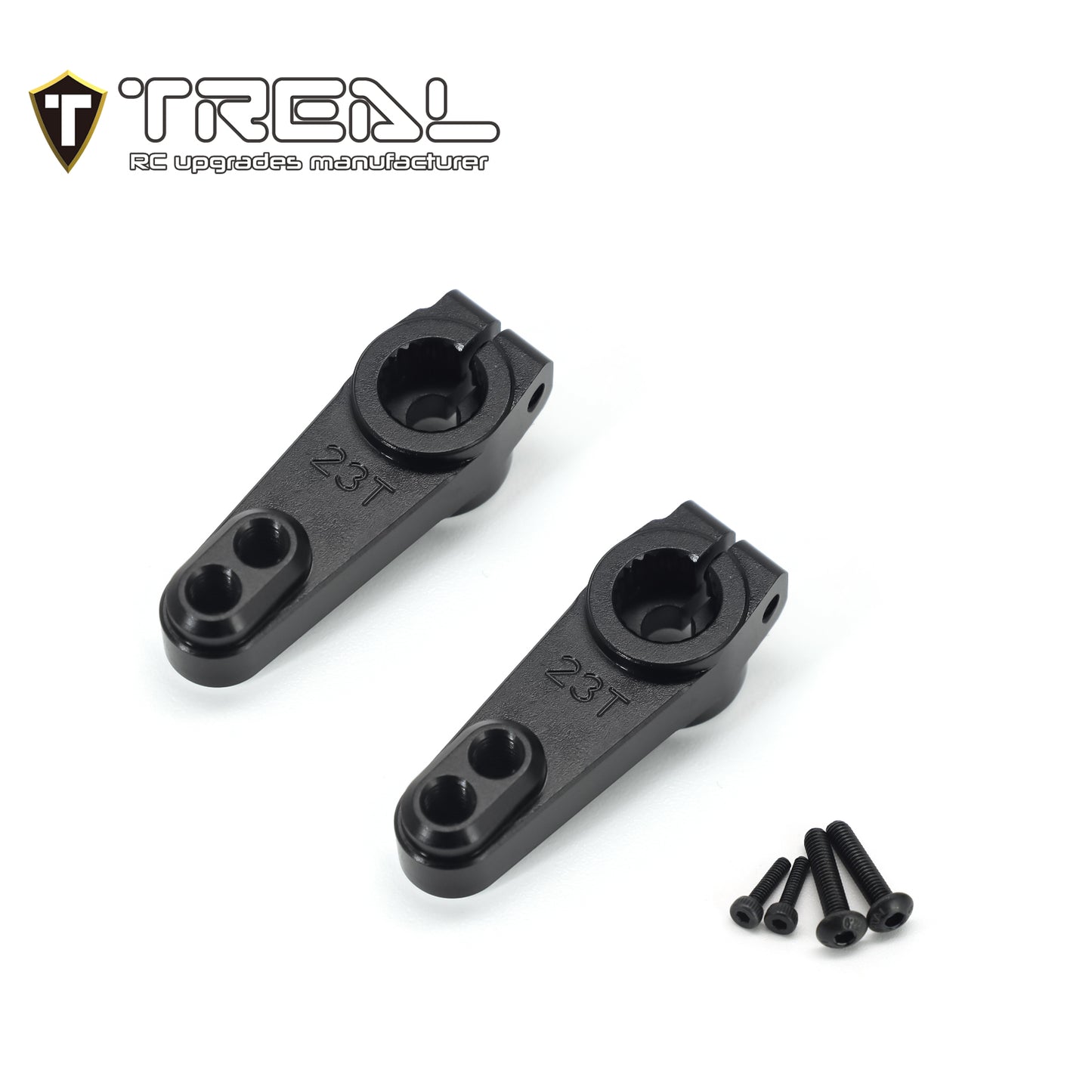 TREAL UTB18 Capra Servo Horn Set 23T (2pcs) Aluminum 7075 CNC Machined Servo Arm Upgrades