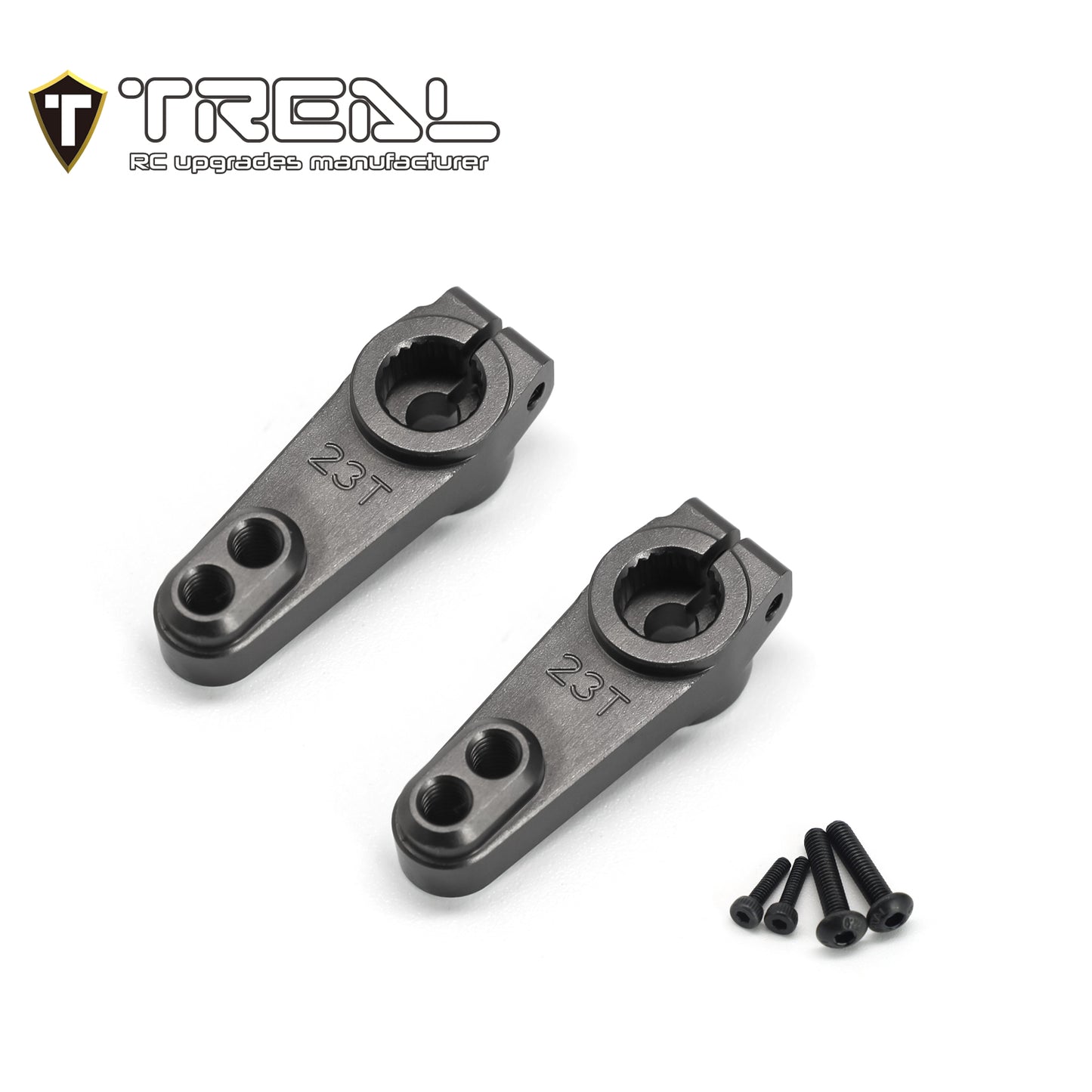 TREAL UTB18 Capra Servo Horn Set 23T (2pcs) Aluminum 7075 CNC Machined Servo Arm Upgrades