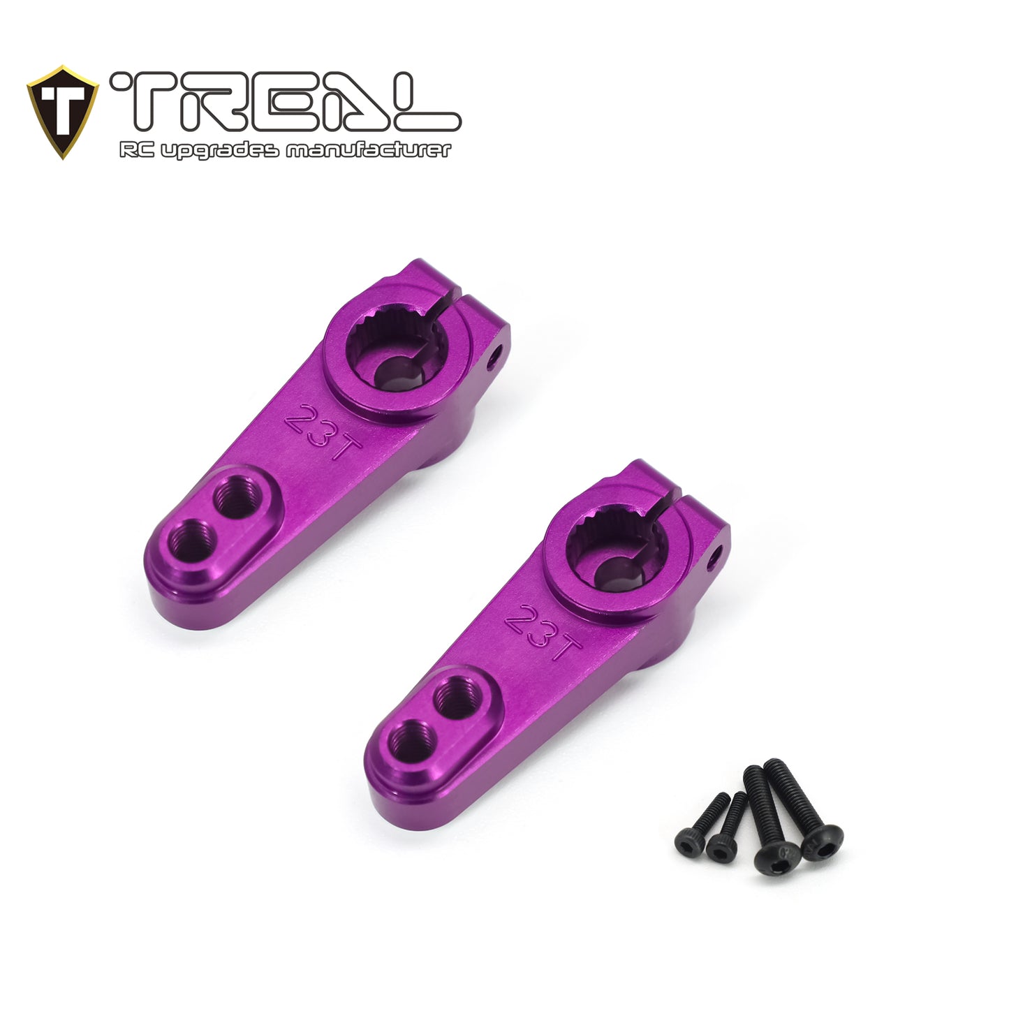 TREAL UTB18 Capra Servo Horn Set 23T (2pcs) Aluminum 7075 CNC Machined Servo Arm Upgrades