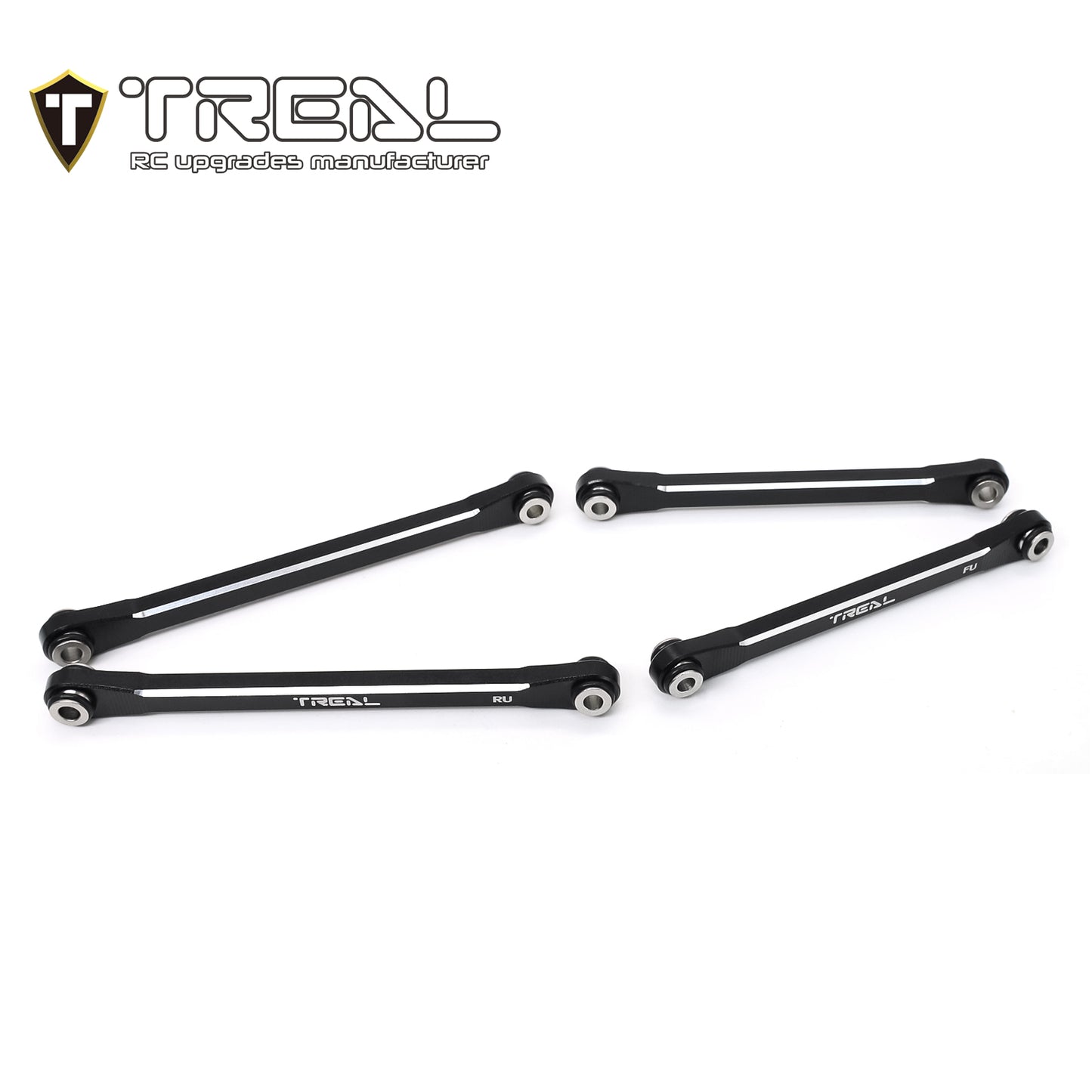 TREAL UTB18 Capra Upper Links Set (4pcs) Aluminum 7075 Upper Chassis 4-Links Upgrades