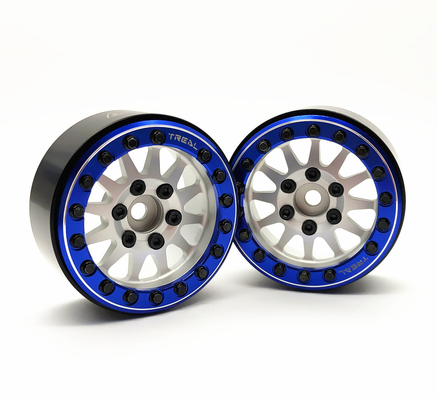 Treal 1.9 beadlock wheels (4P-Set) Alloy Crawler Wheels for 1:10 RC Scale Truck -Type D