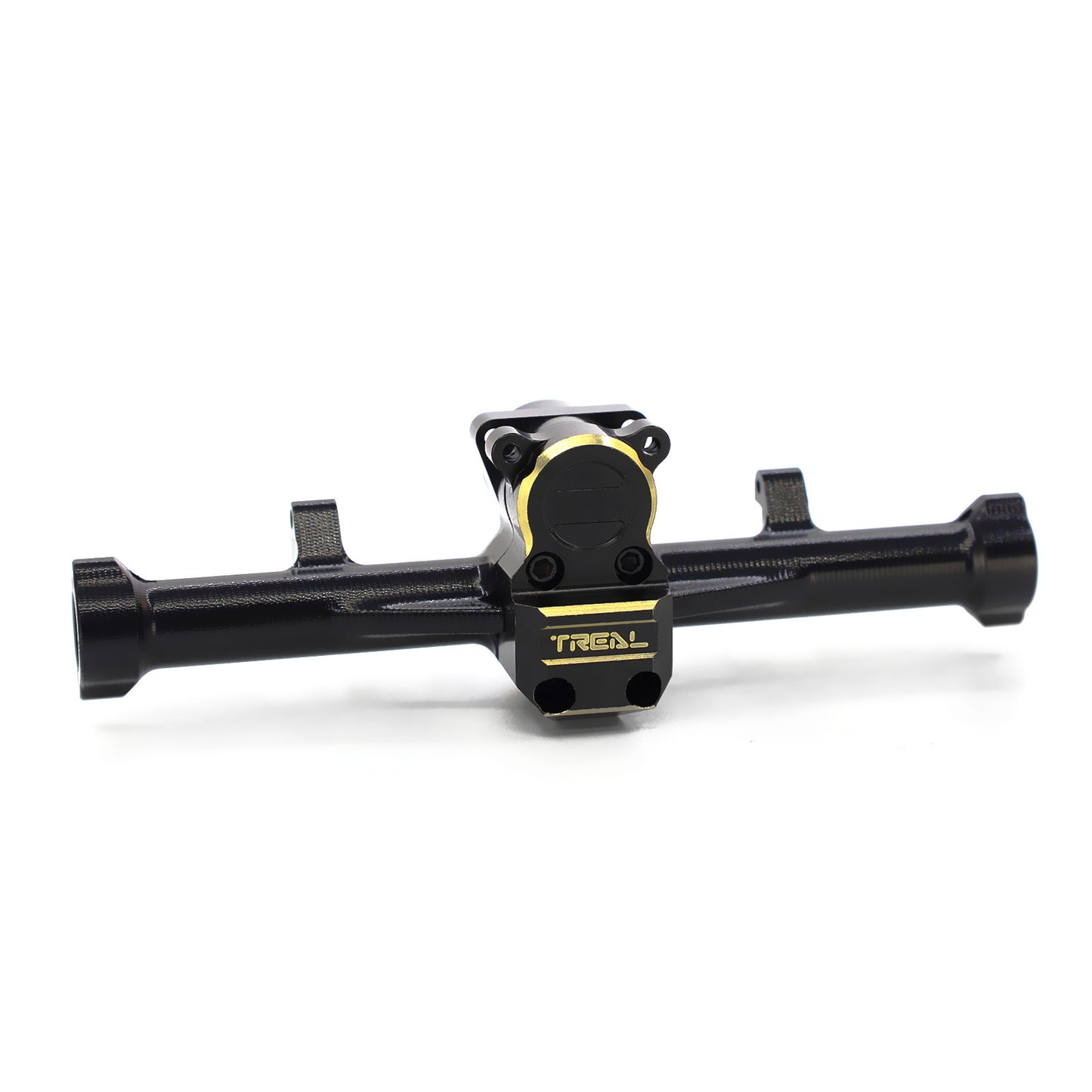 Treal Alu 7075 Front/Rear Axles Housing with Heavy Brass Diff Cover for Axial SCX24