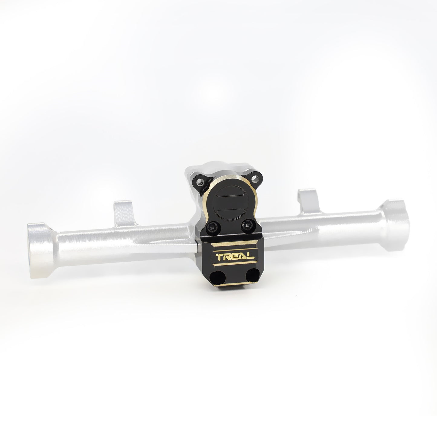 Treal Alu 7075 Front/Rear Axles Housing with Heavy Brass Diff Cover for Axial SCX24