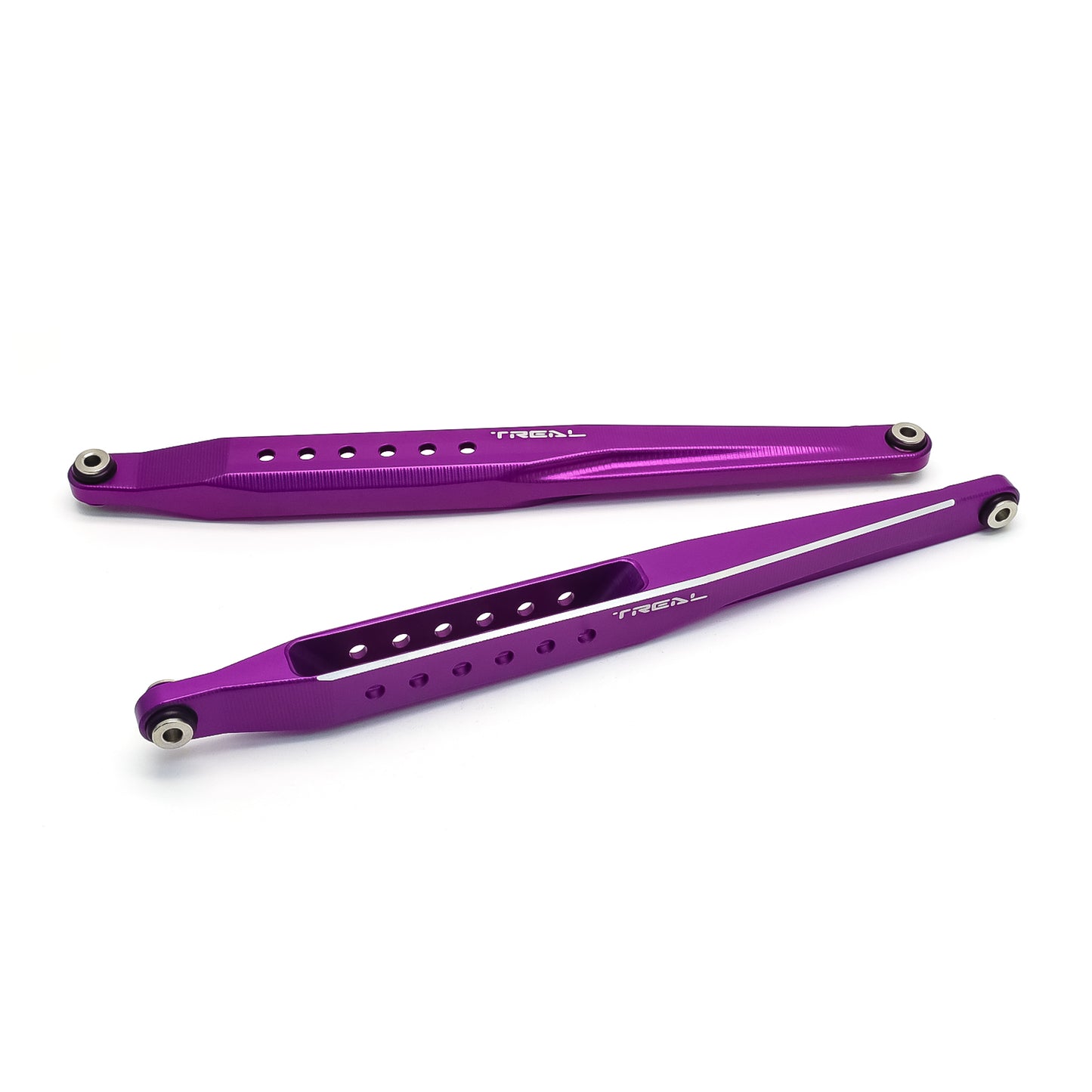 Treal Aluminum 7075 CNC Machined Rear Trailing Arms(2) for Axial 1/10 RBX10 Ryft