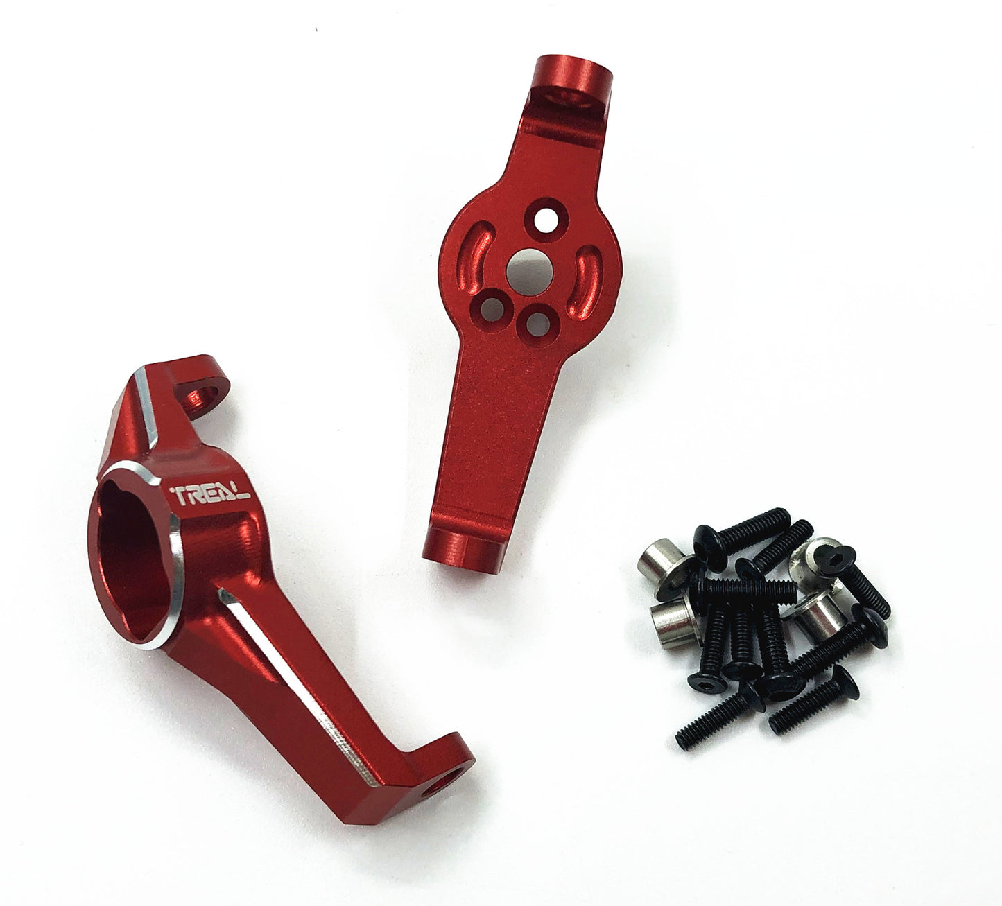 Treal Aluminum 7075 C hubs Caster Blocks Protal Drive Kingpin Bushings for TRX4