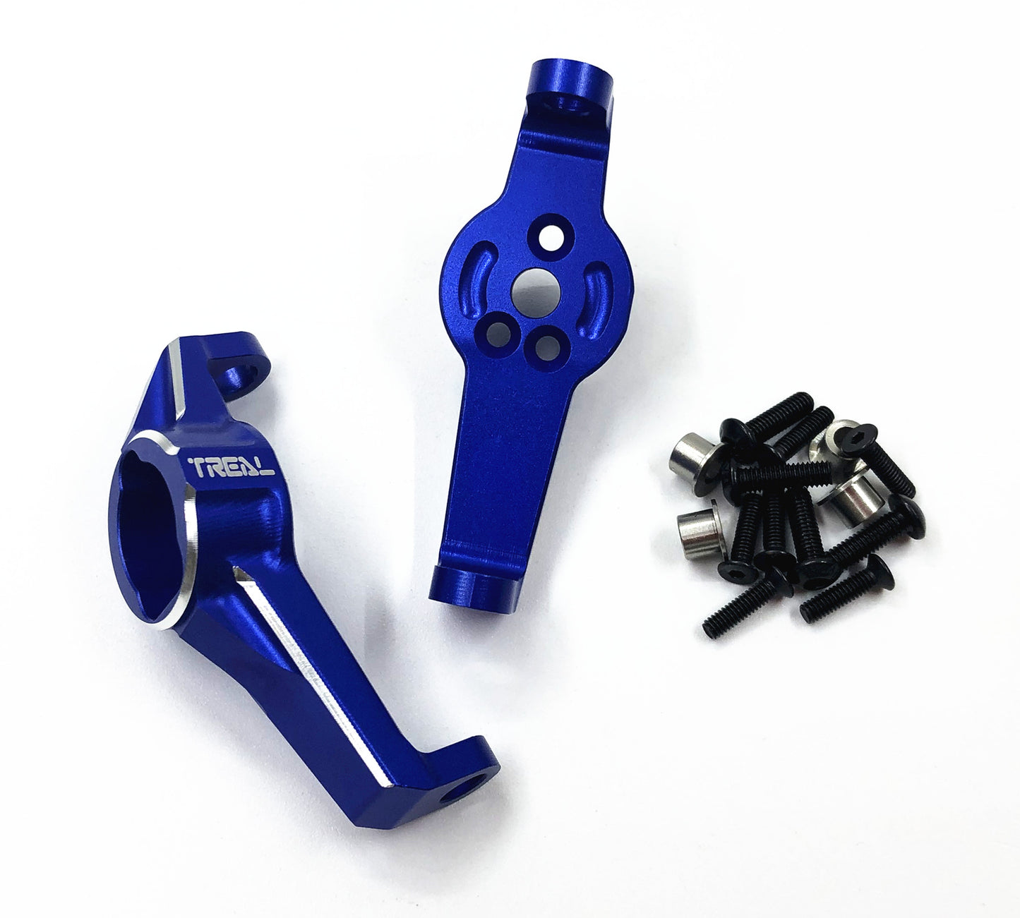 Treal Aluminum 7075 C hubs Caster Blocks Protal Drive Kingpin Bushings for TRX4