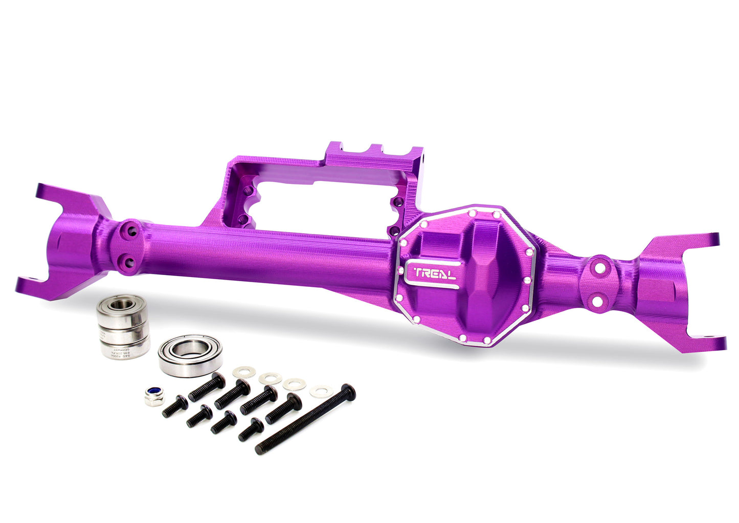 Treal Aluminum 7075 Front Axle Housing CNC Machined for Axial RBX10 Ryft