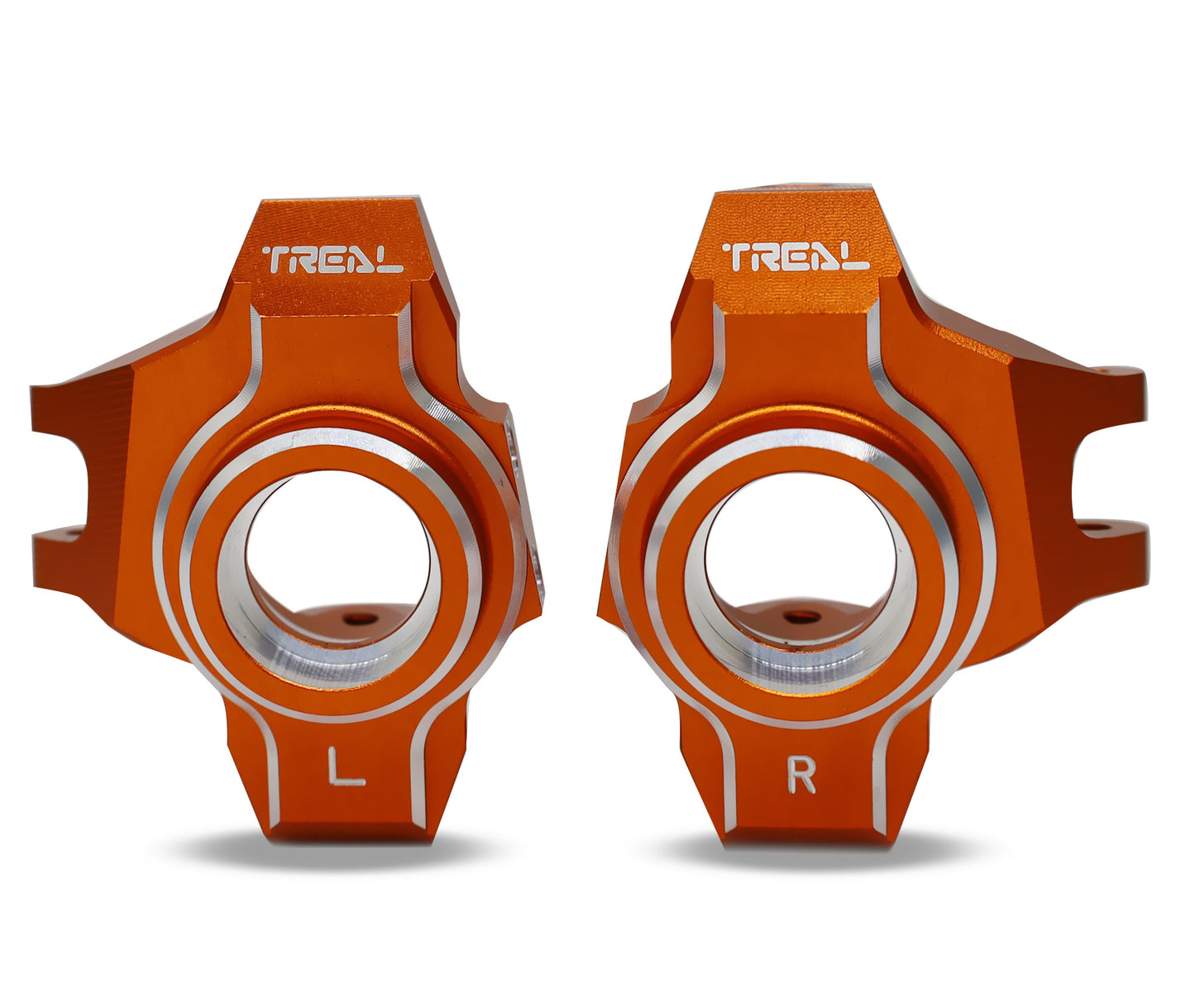 Treal Aluminum 7075 Front Steering Knuckles for Axial RBX10 Ryft