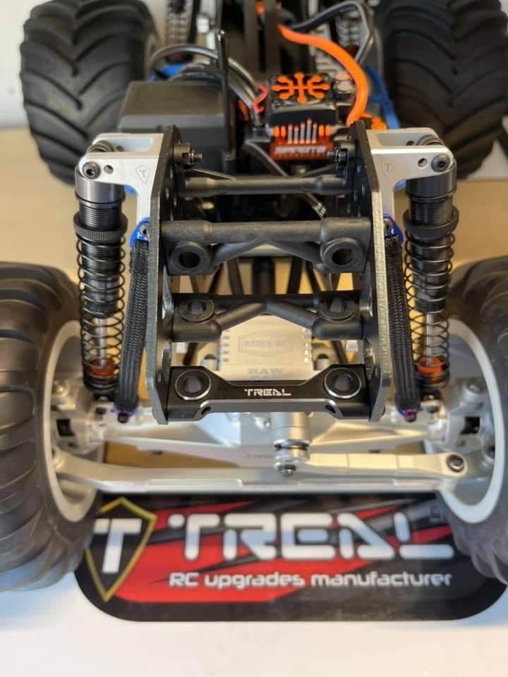 Treal Aluminum 7075 Front and Rear Cross Brace Set Chassis for LMT