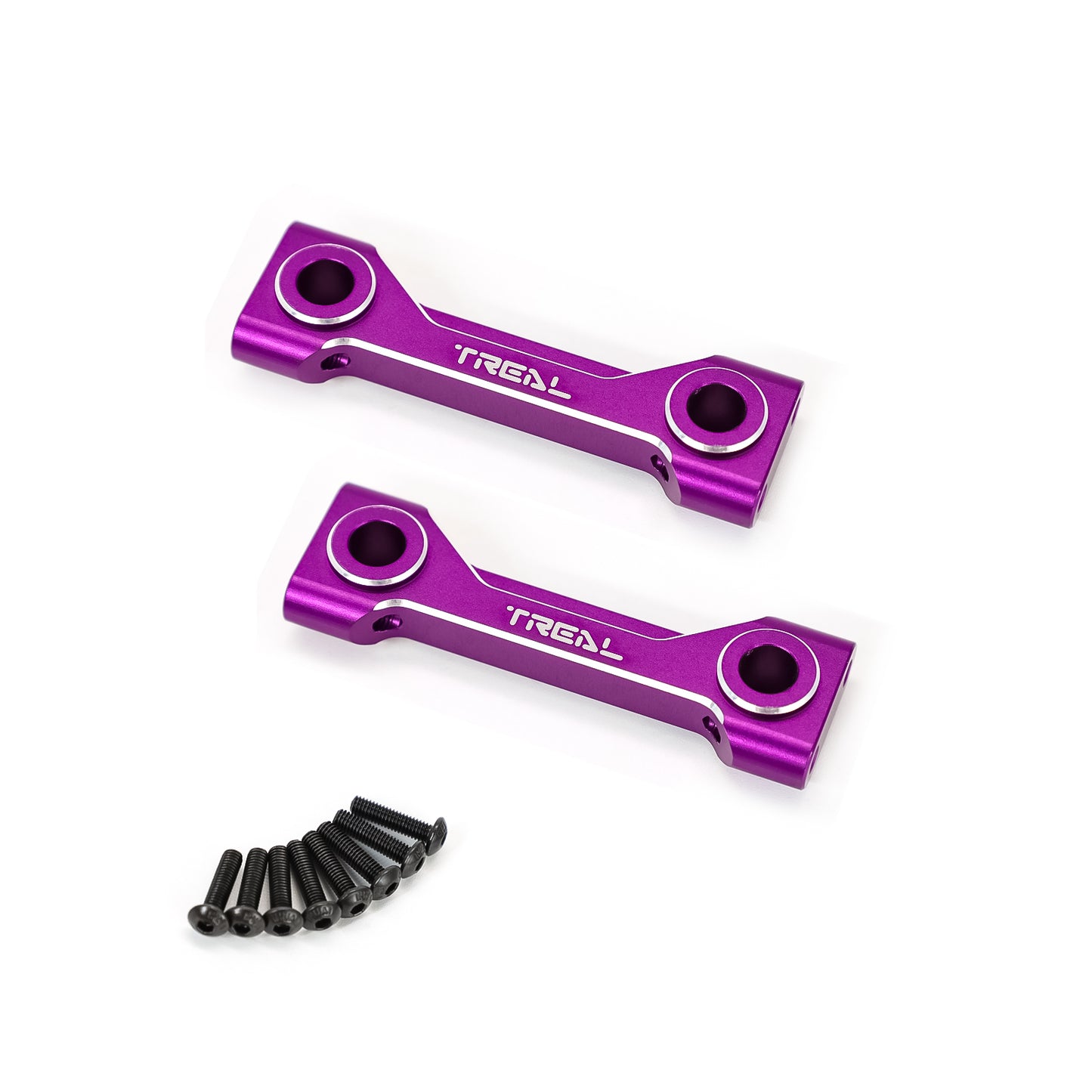 Treal Aluminum 7075 Front and Rear Cross Brace Set Chassis for LMT