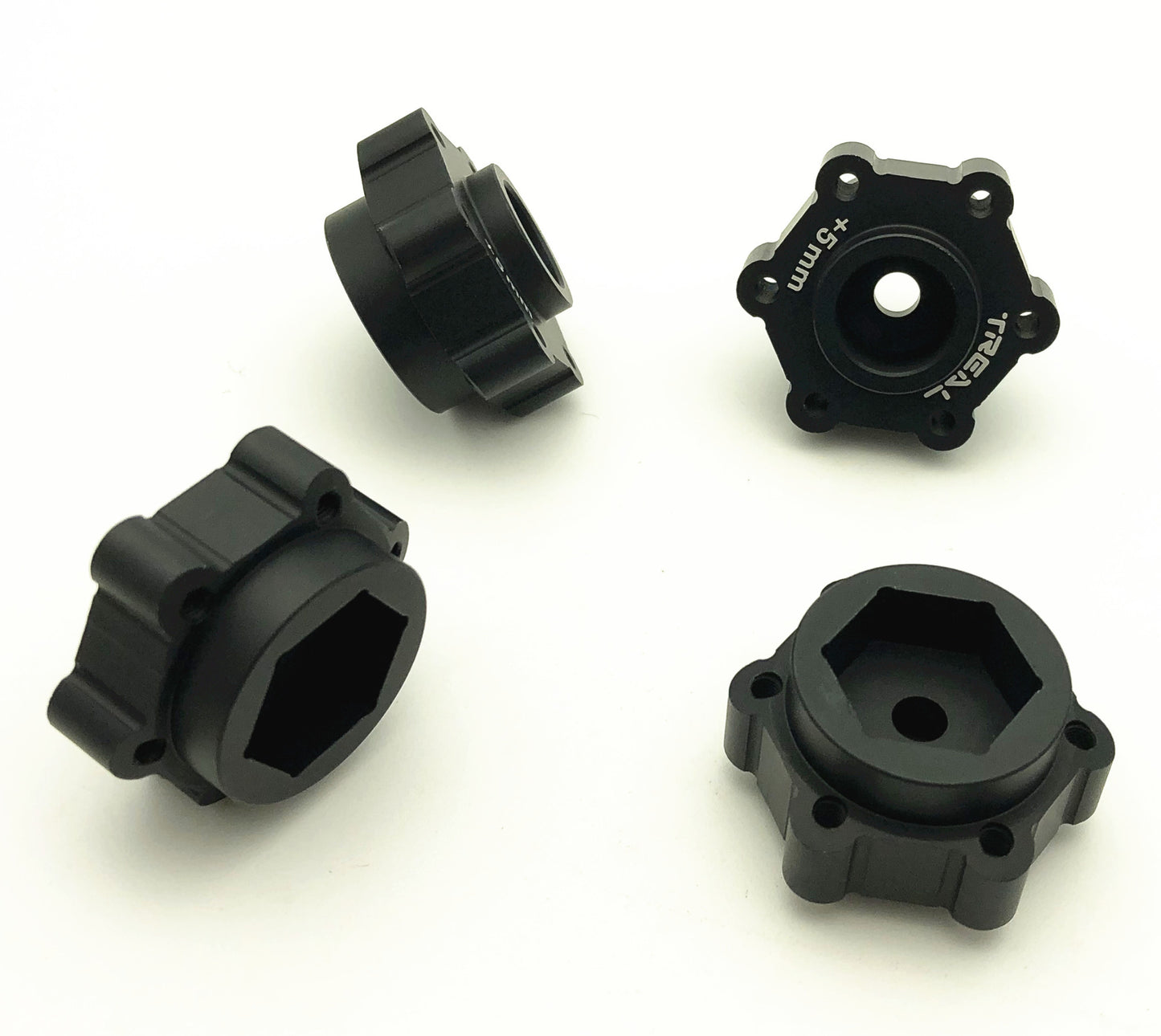Treal Aluminum 7075 Wheel Hubs Spacers +5mm for Losi LMT-V2