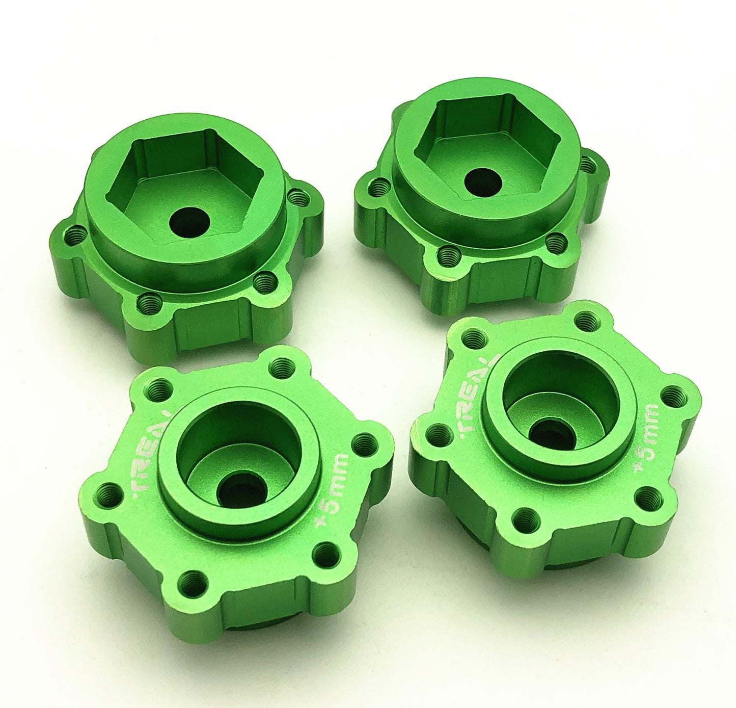 Treal Aluminum 7075 Wheel Hubs Spacers +5mm for Losi LMT-V2