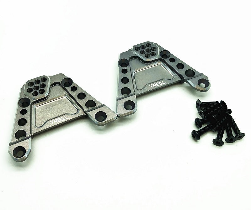 Treal Aluminum Rear Shock Towers Shock Hoops for Axial SCX10 III