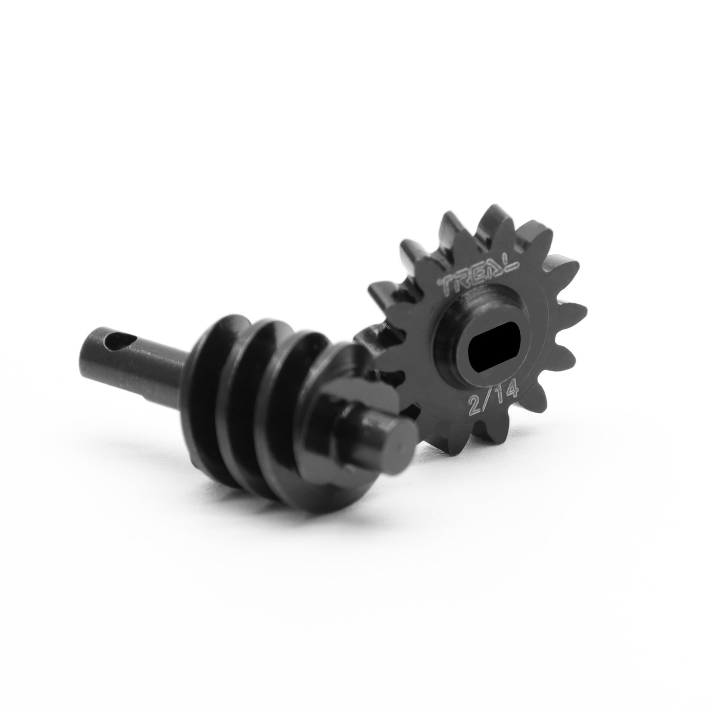 Treal Axial SCX24 Steel Gears Overdrive OD Differential Gears 2/14T