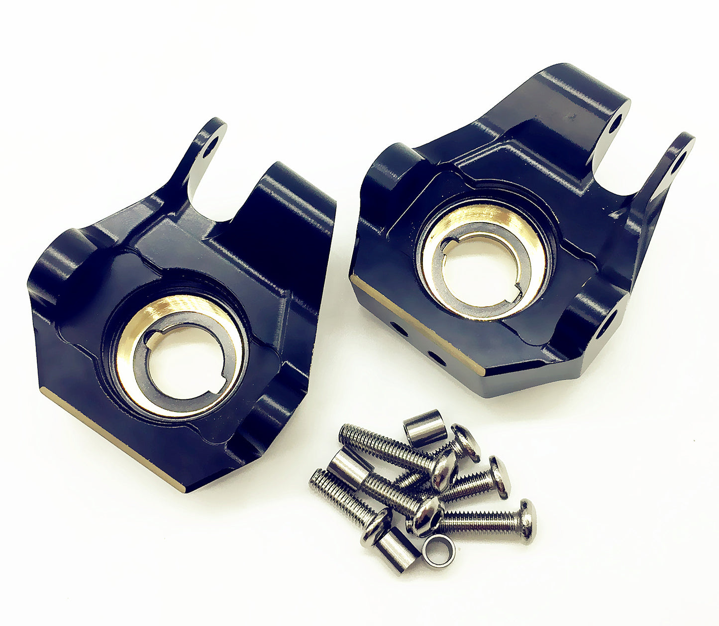 Treal Brass Front Steering Knuckles Heavy for SCX10 II 70g/pc