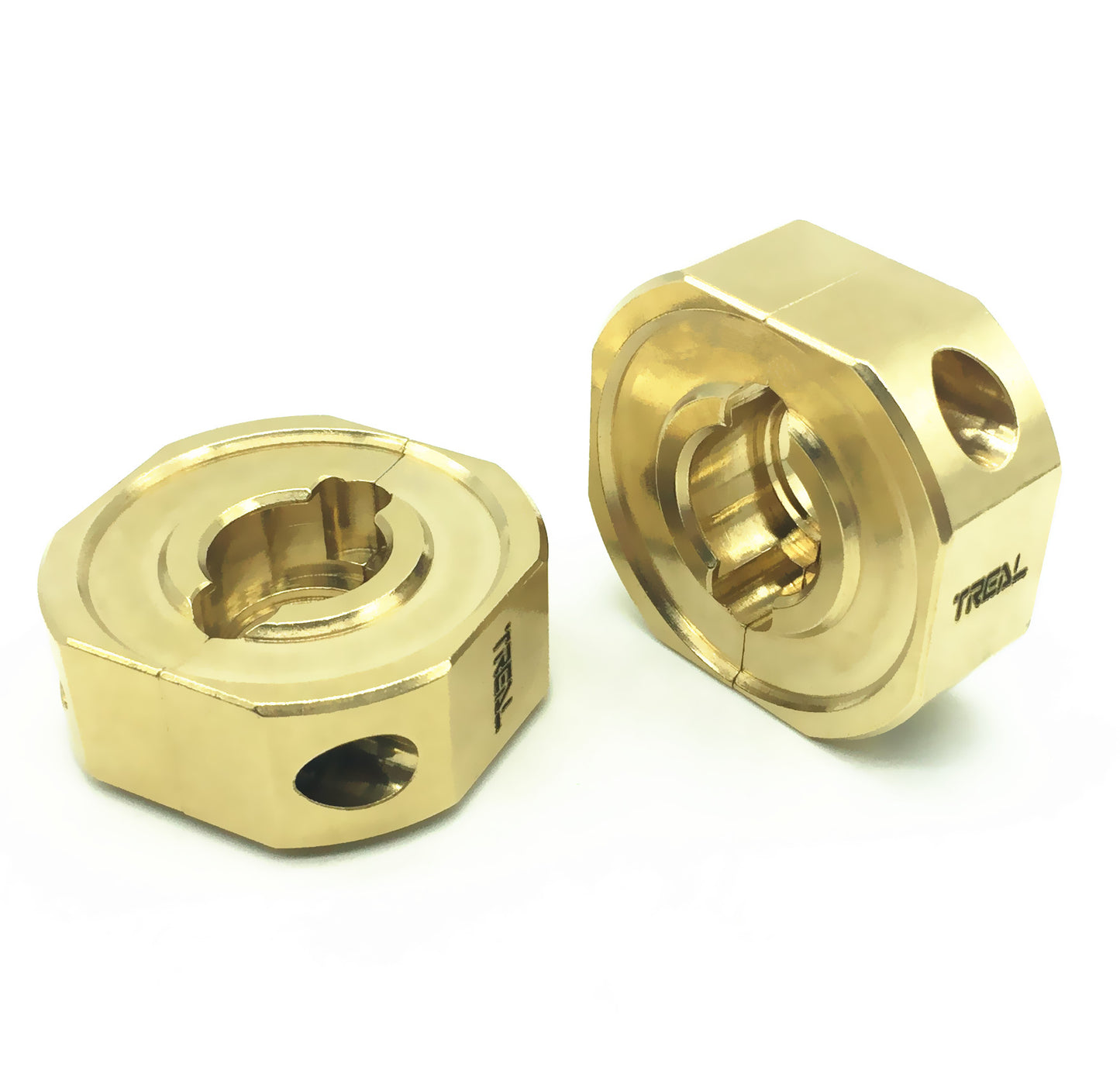 Treal Brass Heavy Duty Counterweight Rear Axle Balance Weights (2) for Element Enduro RC