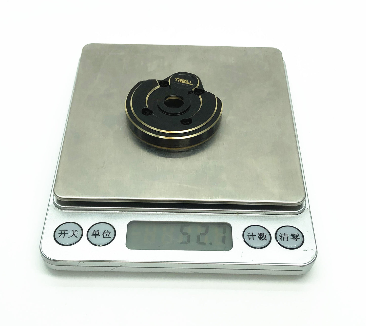 Treal Brass Outer Portal Covers Weights 52g for Axial Capra UTB/SCX10 III -Type A