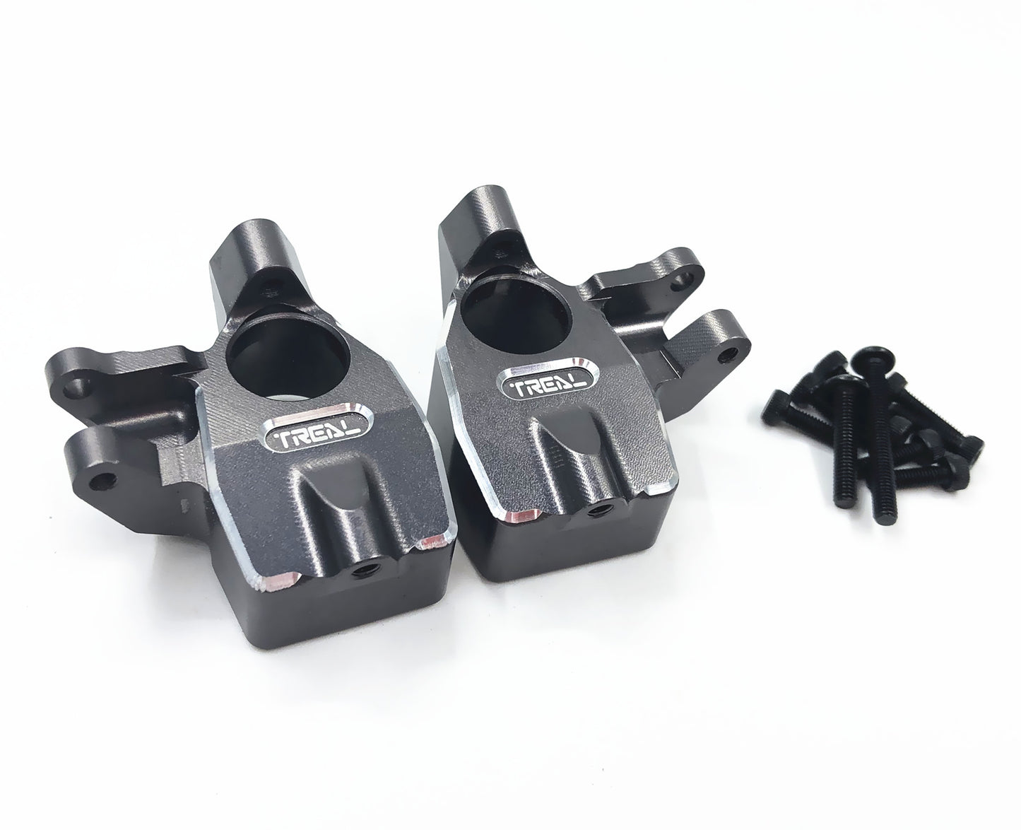 Treal Front Inner Portal Covers Steering Knuckles Aluminum 7075 for Axial Capra UTB/SCX10 III